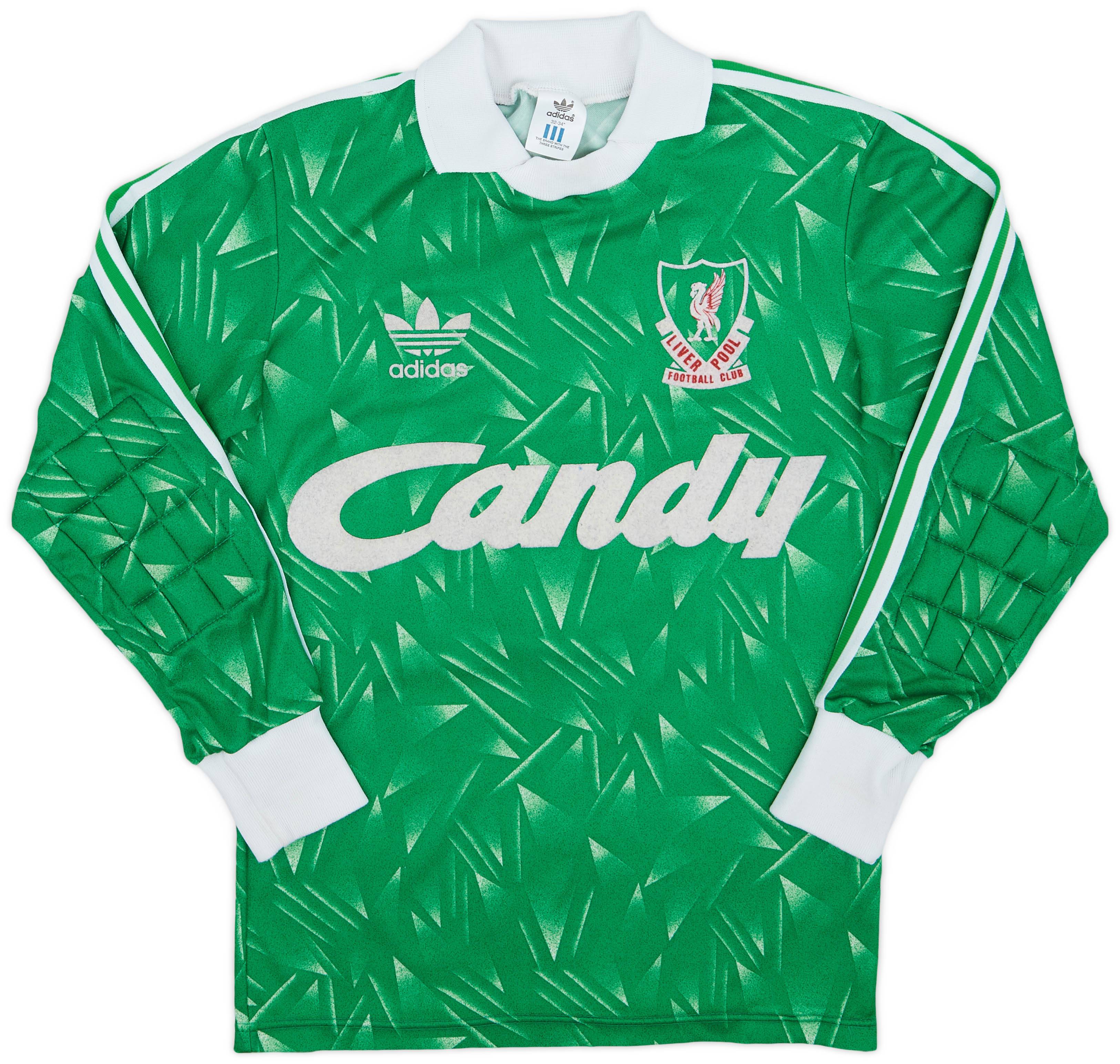 1989-91 Liverpool GK Shirt #1 - 8/10 - (M.Boys)