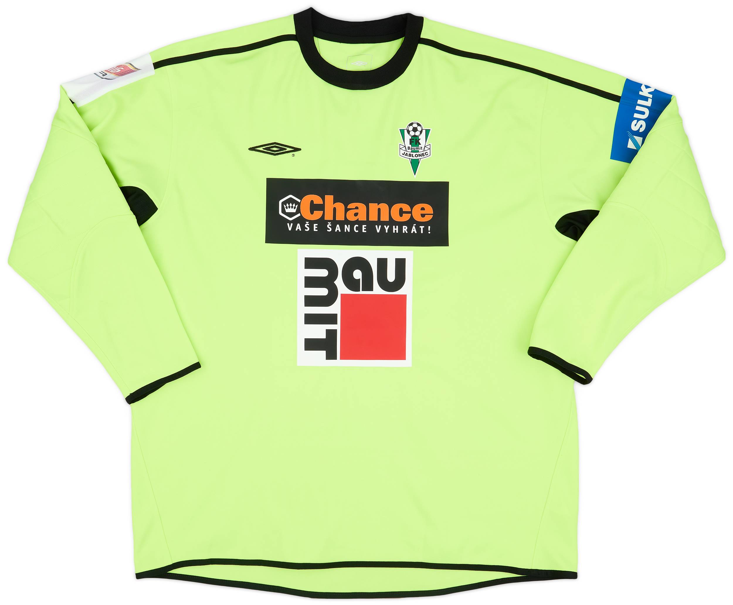 2010-11 FK Jablonec Player Issue GK Shirt #30 - 9/10 - (XXL)