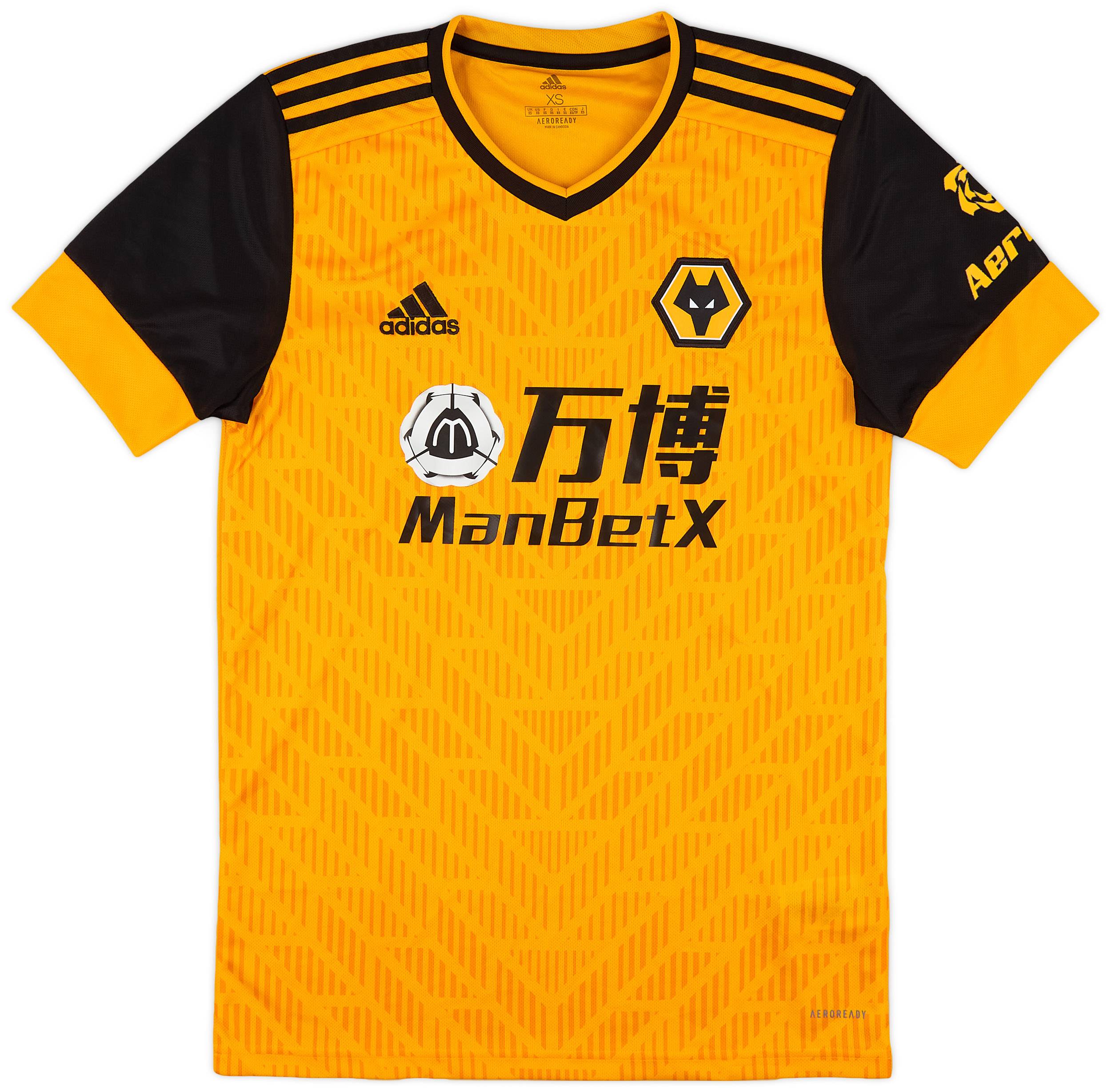 2020-21 Wolves Home Shirt - 9/10 - (XS)