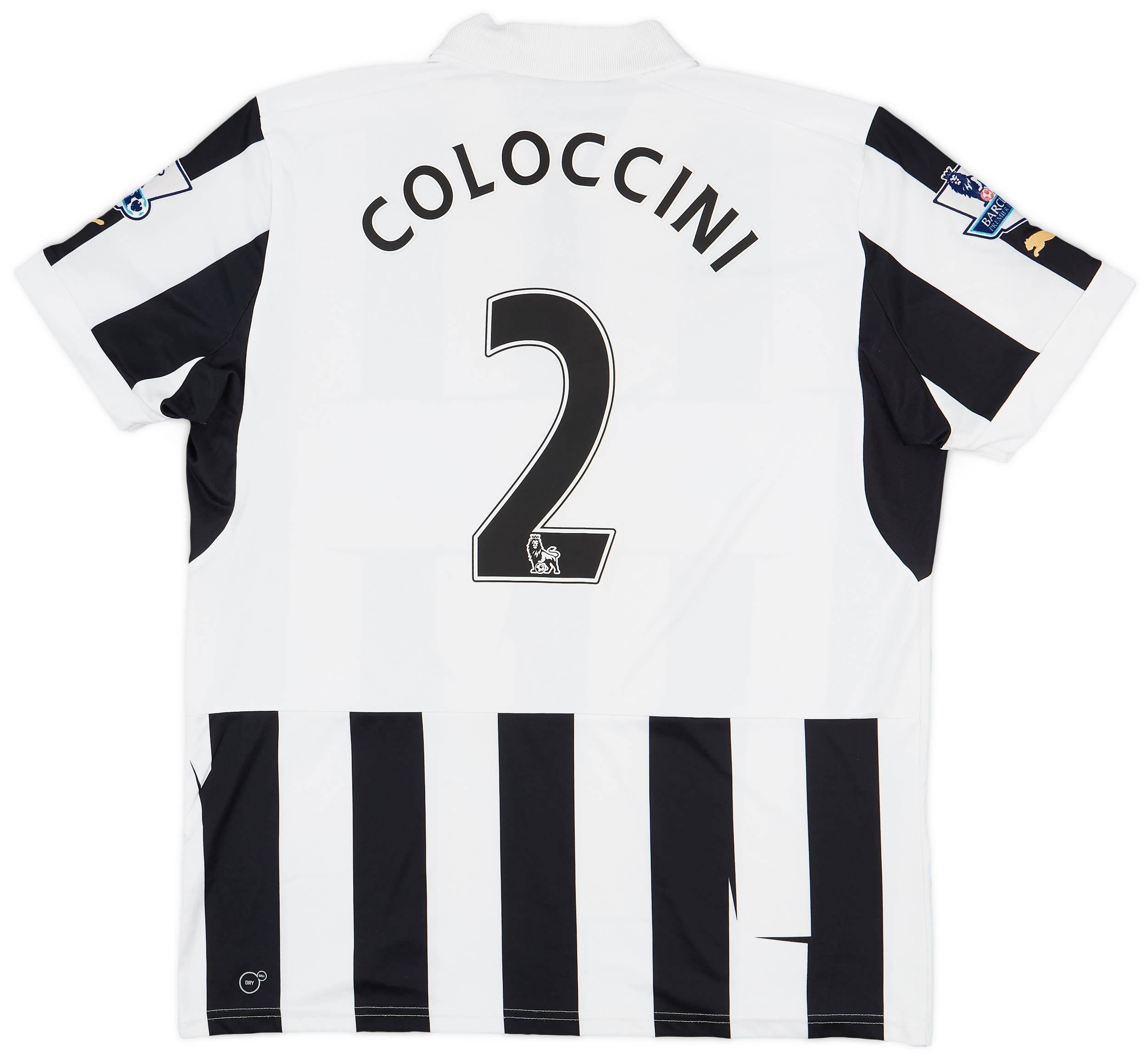 2012-13 Newcastle Home Shirt Coloccini #2 - 7/10 - (XL)