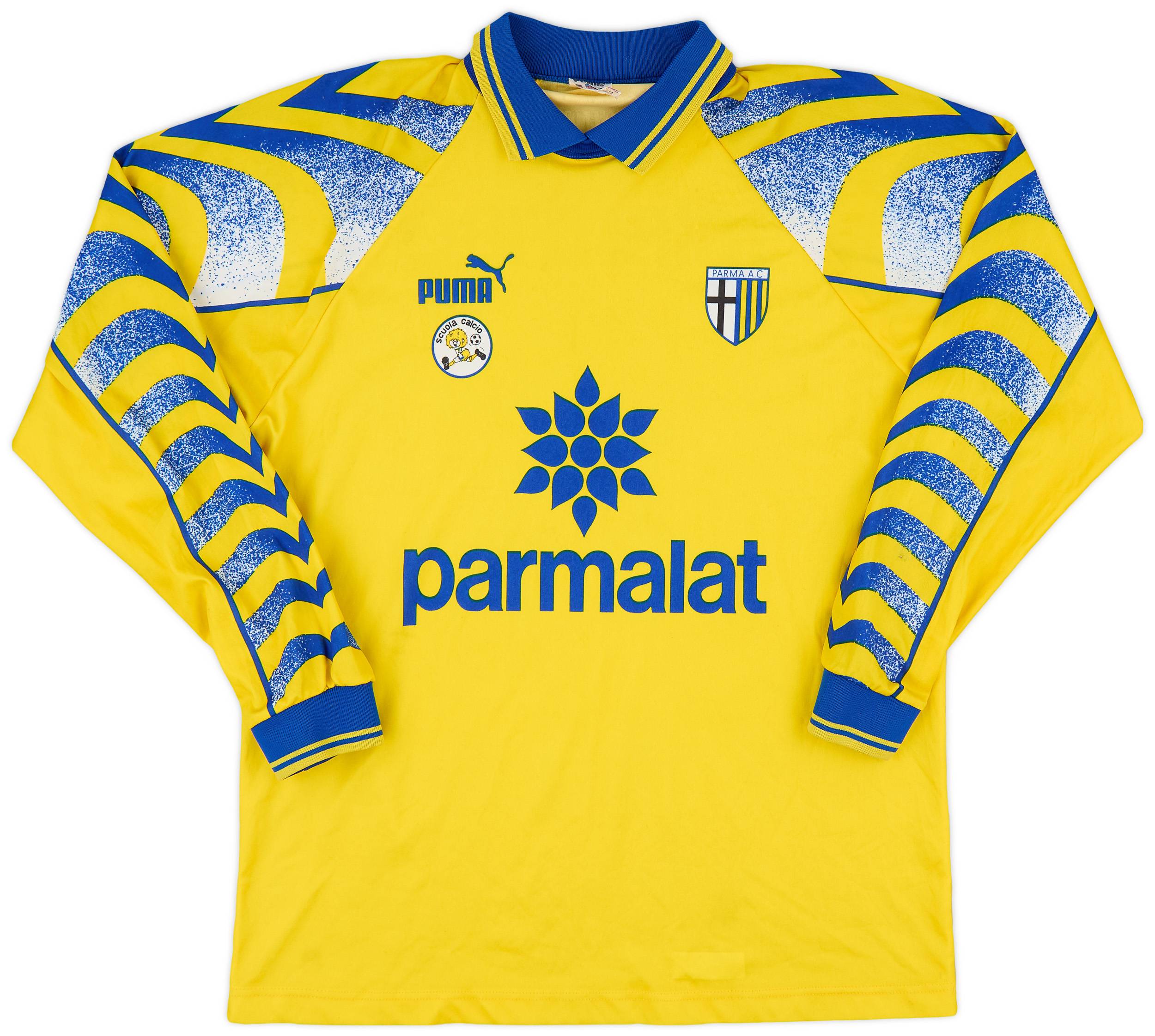 1995-97 Parma 'Scuola Calcio' Basic Third L/S Shirt - 8/10 - (M)
