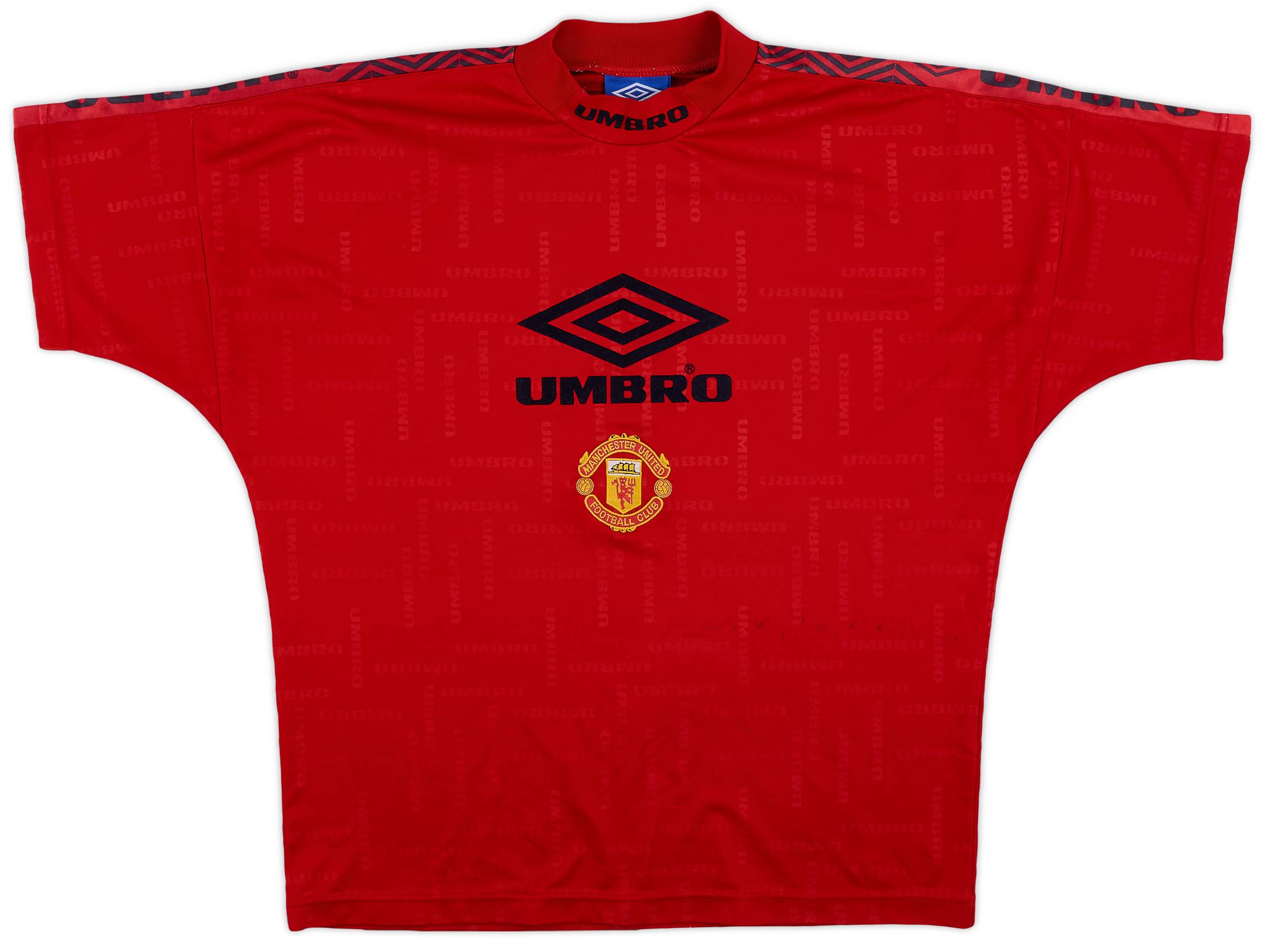 1996-97 Manchester United Umbro Training Shirt - 6/10 - (L)
