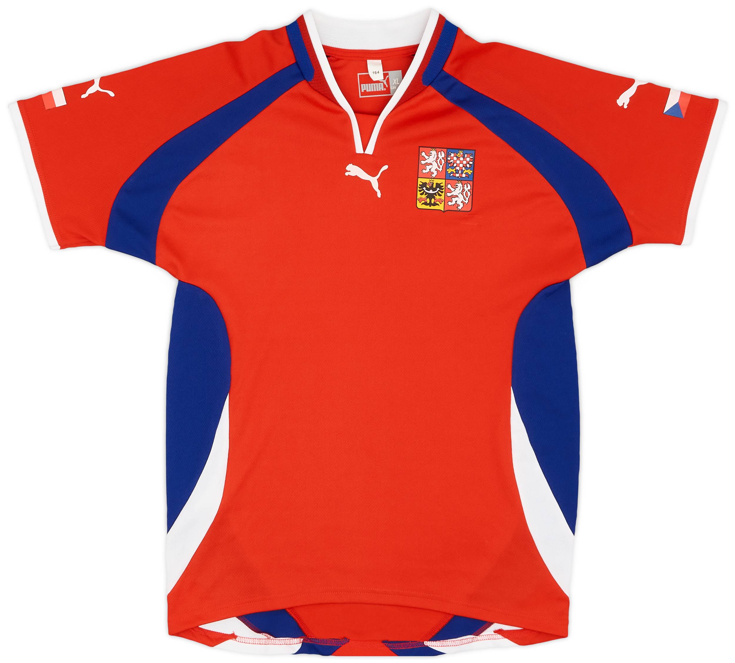 2000-02 Czech Republic Home Shirt - 9/10 - (XL.Boys)