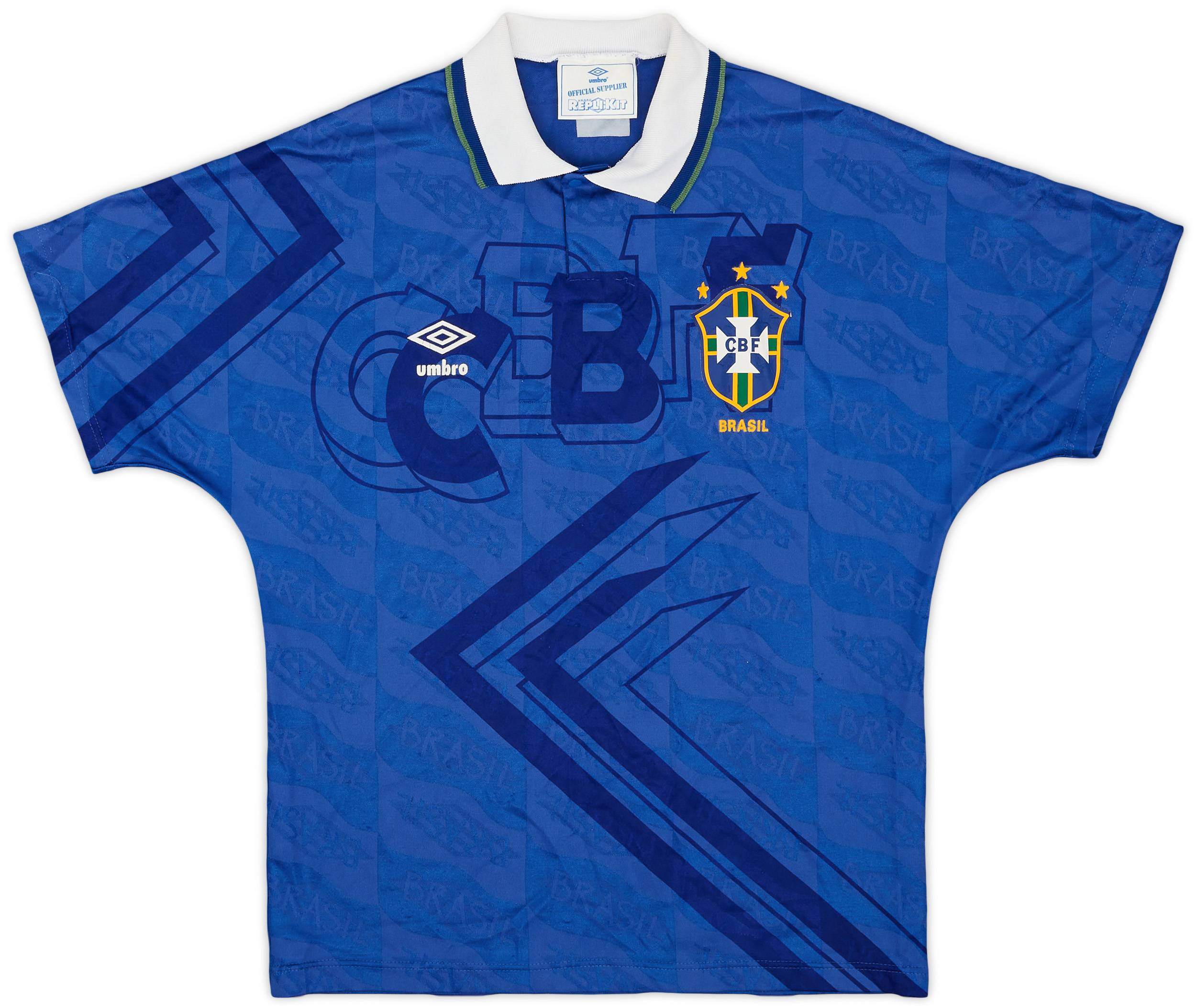 1991-93 Brazil Away Shirt - 6/10 - (L)