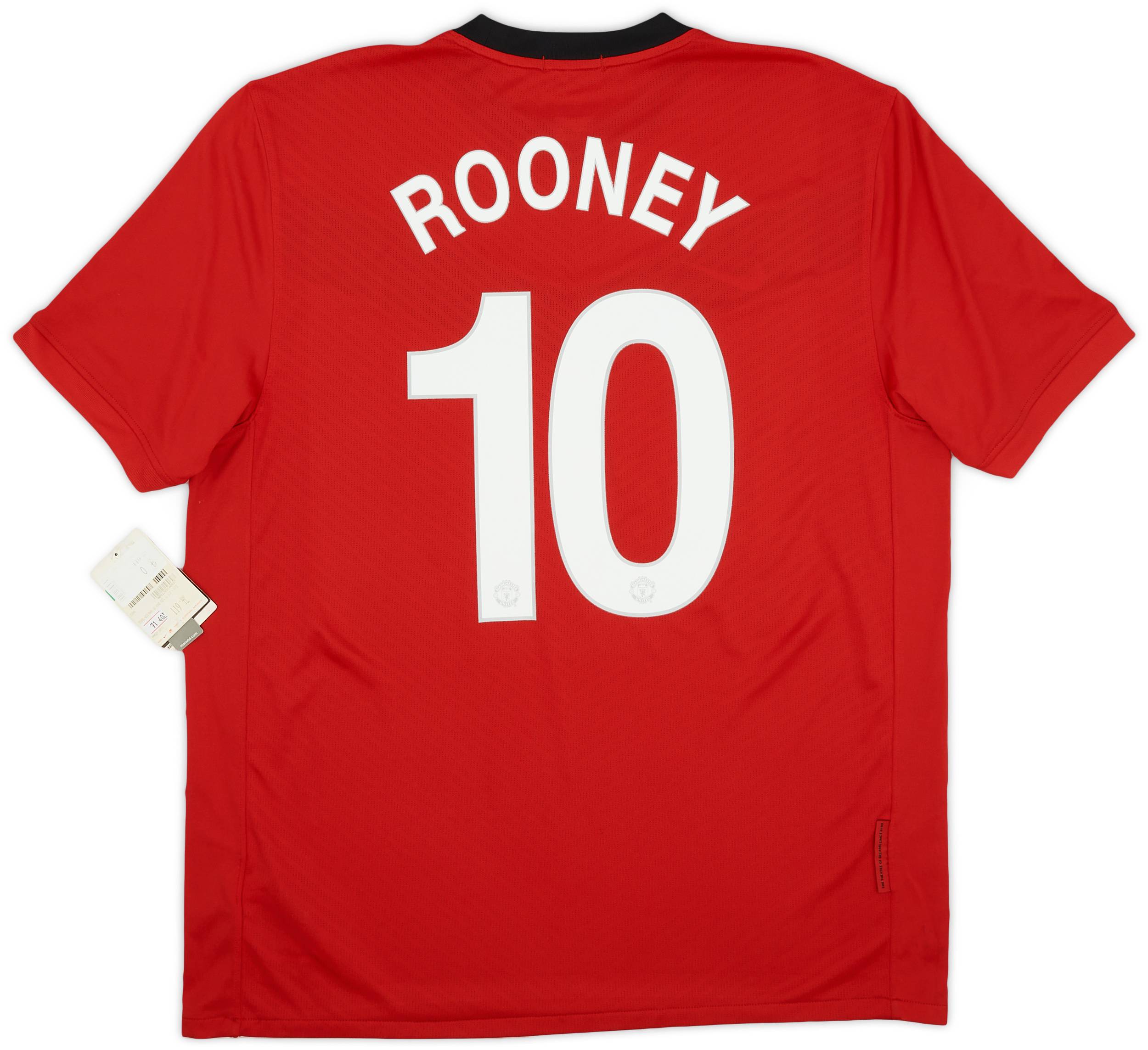 2009-10 Manchester United Home Shirt Rooney #10 (XL)