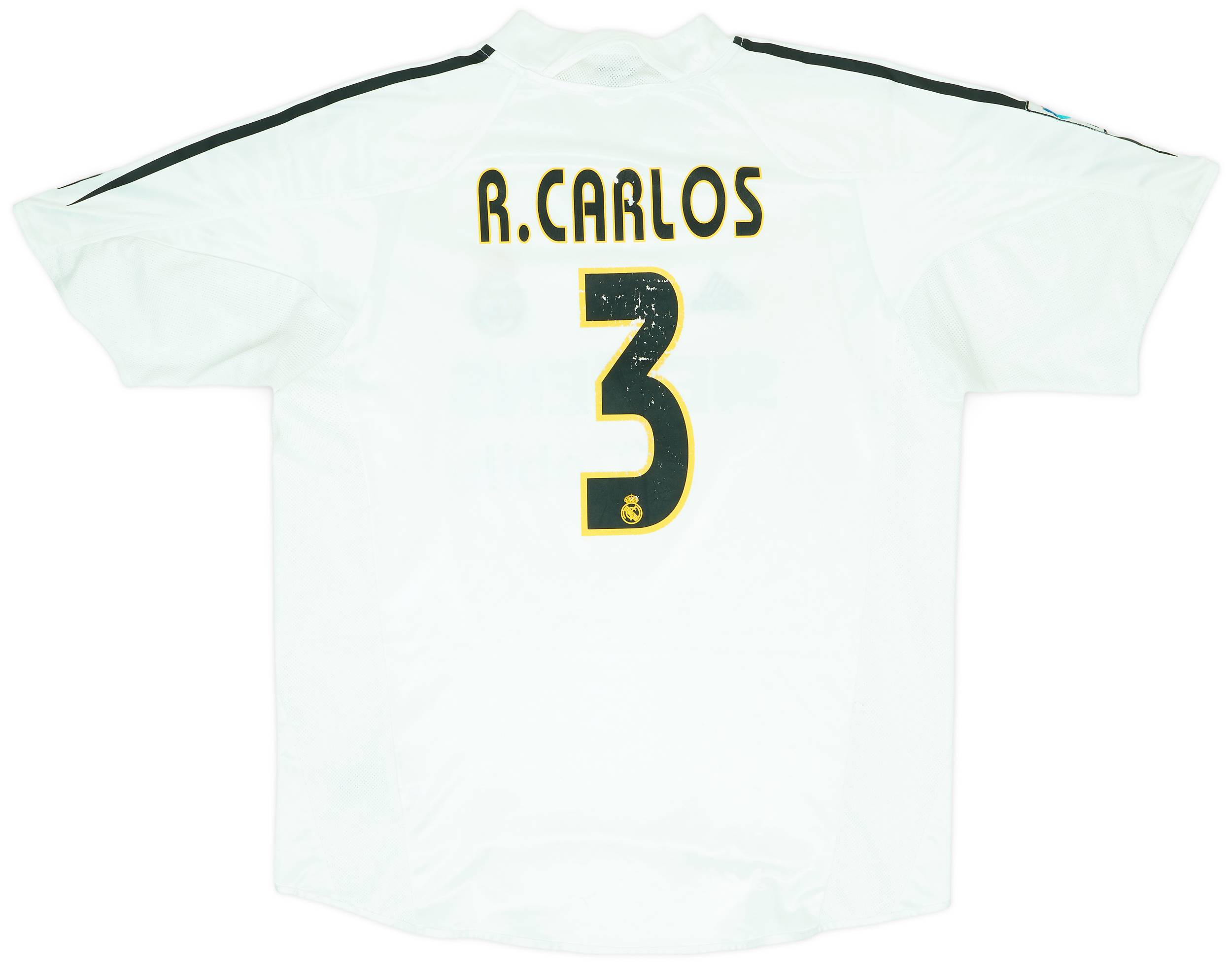 2004-05 Real Madrid Home Shirt R. Carlos #3 - 5/10 - (L)