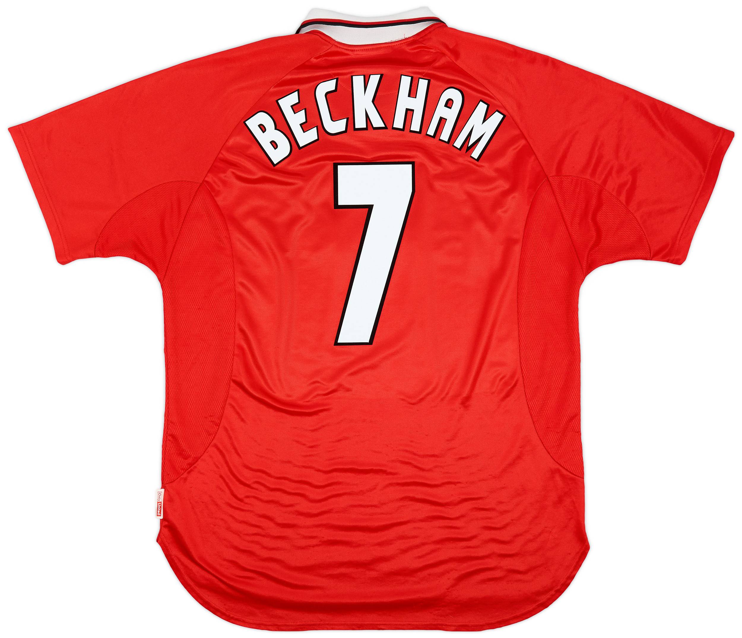 1997-00 Manchester United CL Shirt Beckham #7 - 5/10 - (XL)