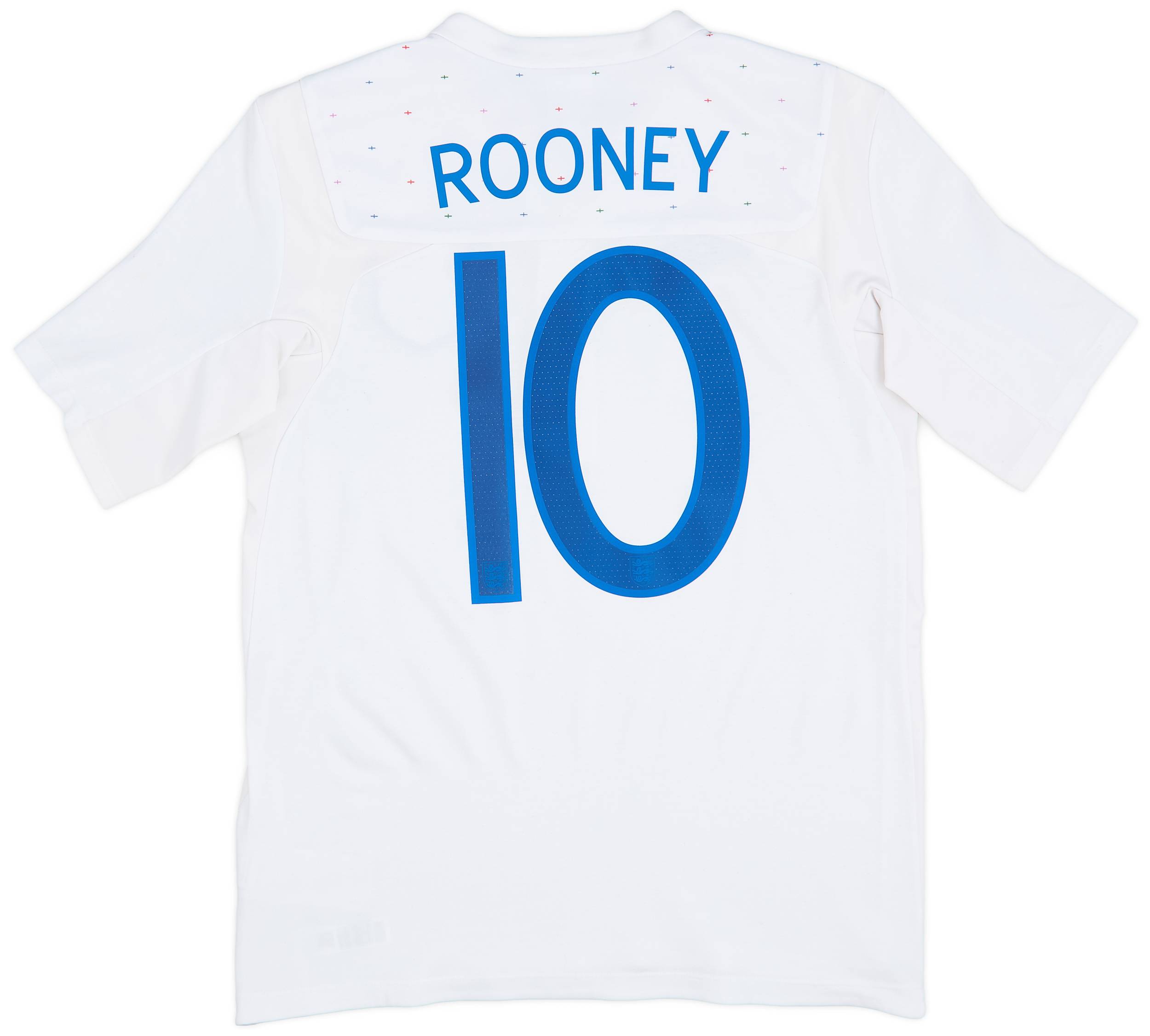 2010-11 England Home Shirt Rooney #10 - 7/10 - (S)