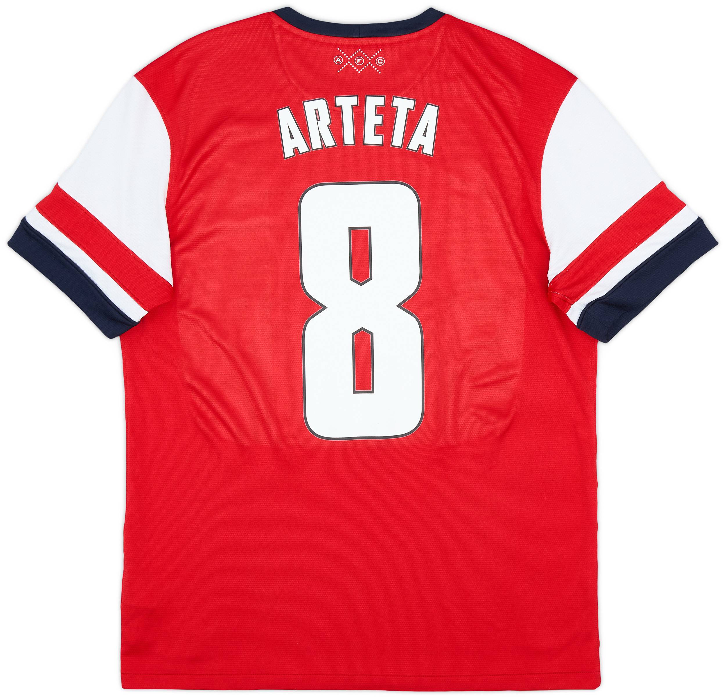 2012-14 Arsenal Home Shirt Arteta #8 - 7/10 - (L)