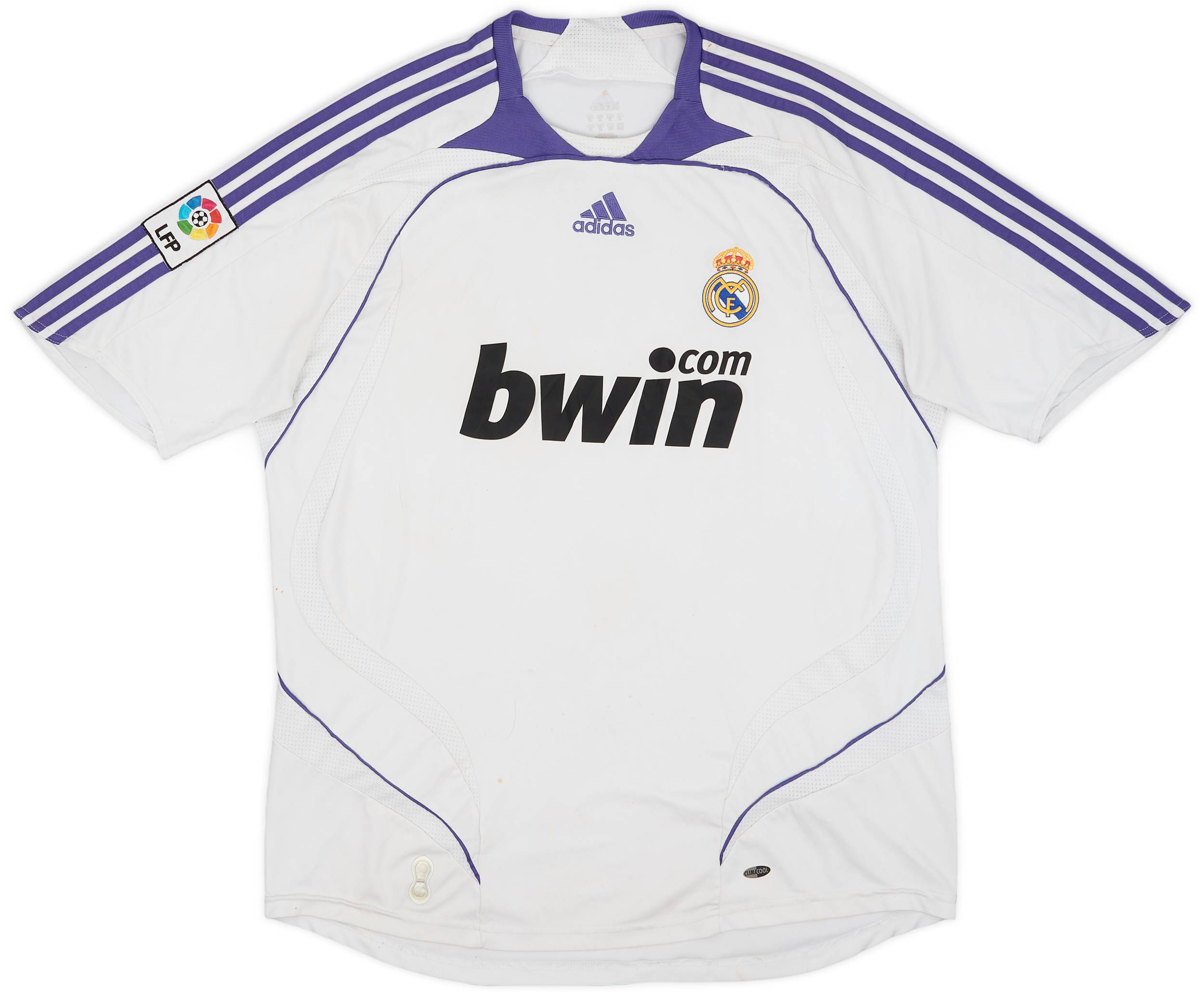 2007-08 Real Madrid Home Shirt - 5/10 - (XL)