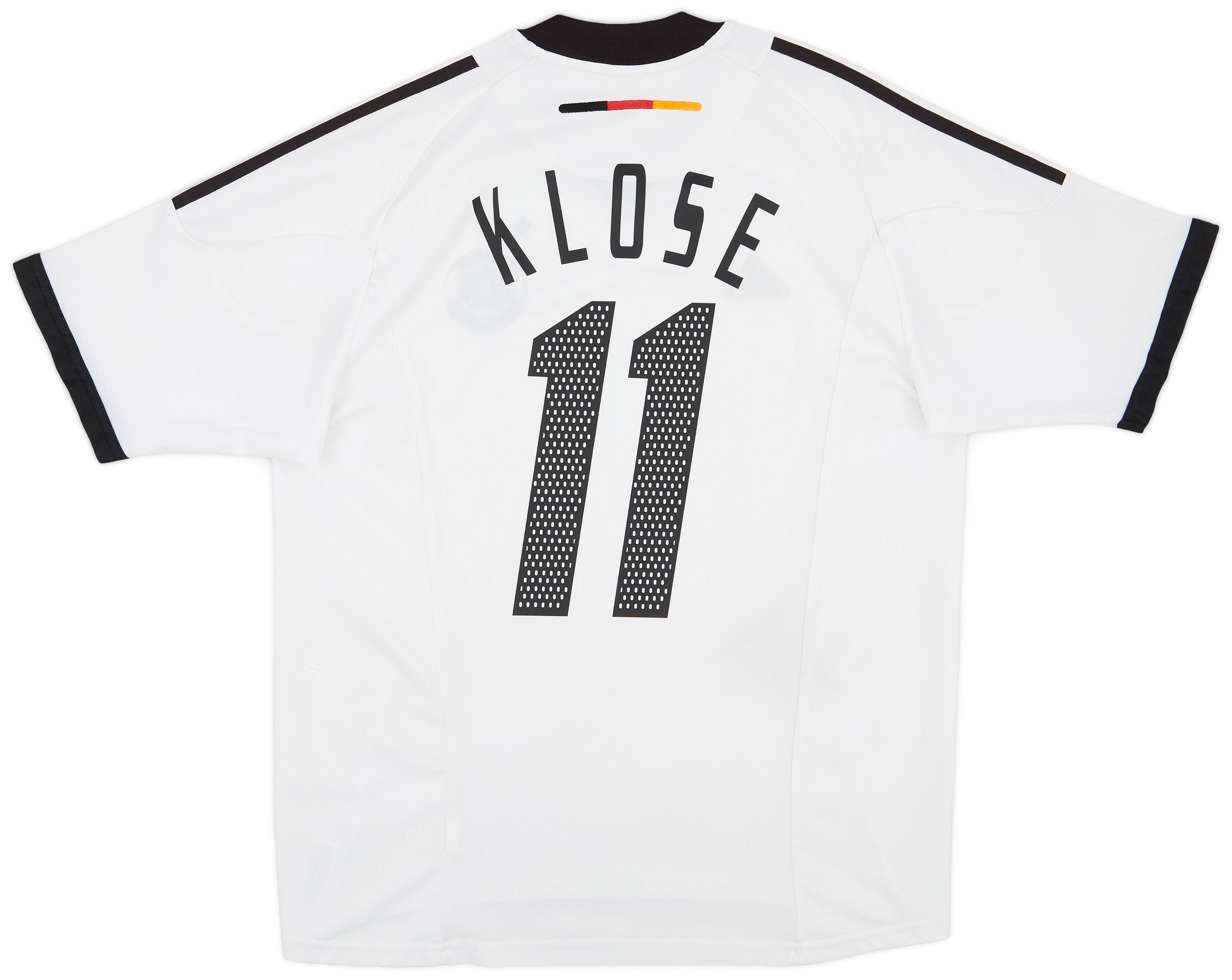 2002-04 Germany Home Shirt Klose #11 - 7/10 - (M)