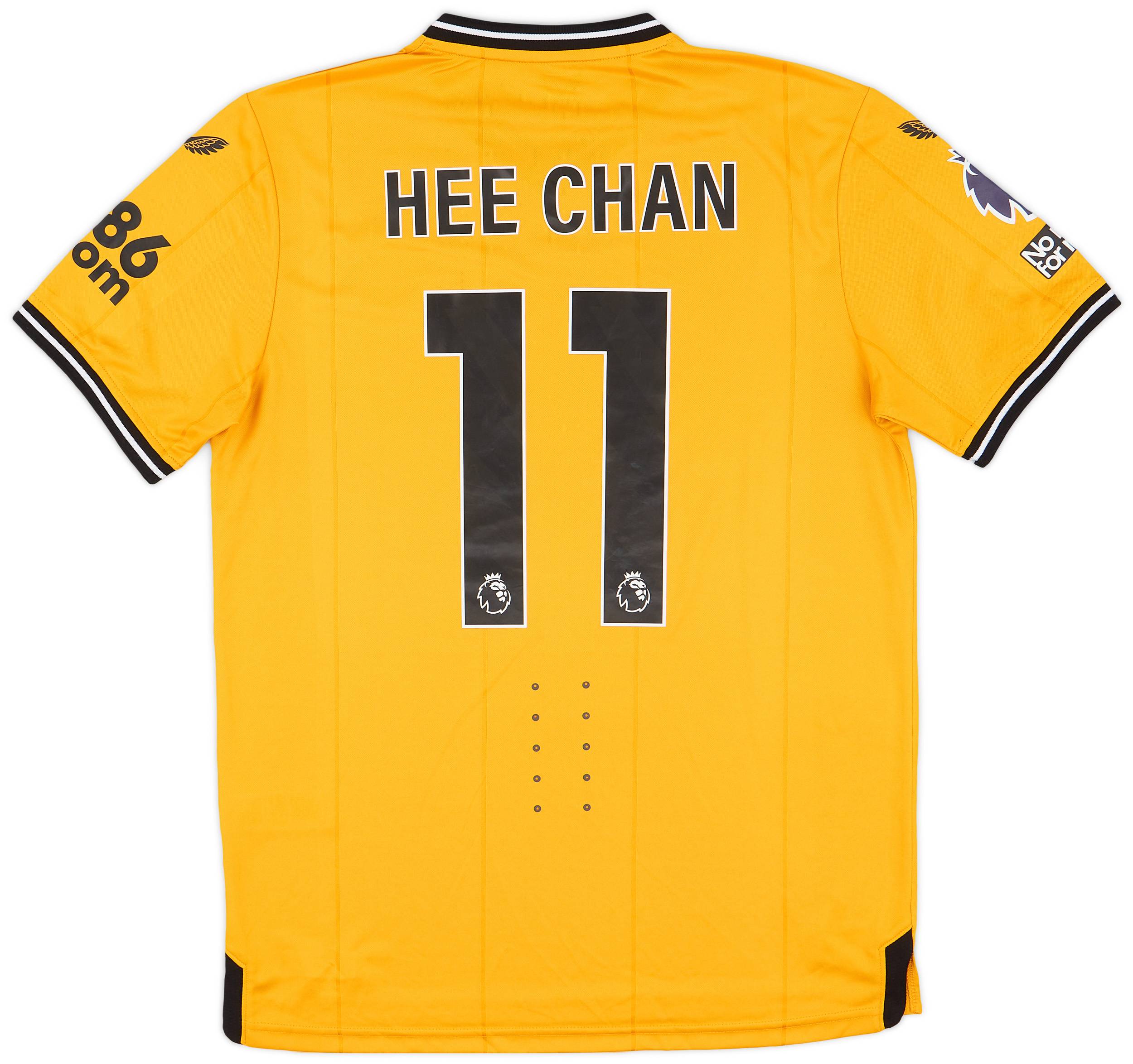 2023-24 Wolves Match Issue Home Shirt Hee Chan #11