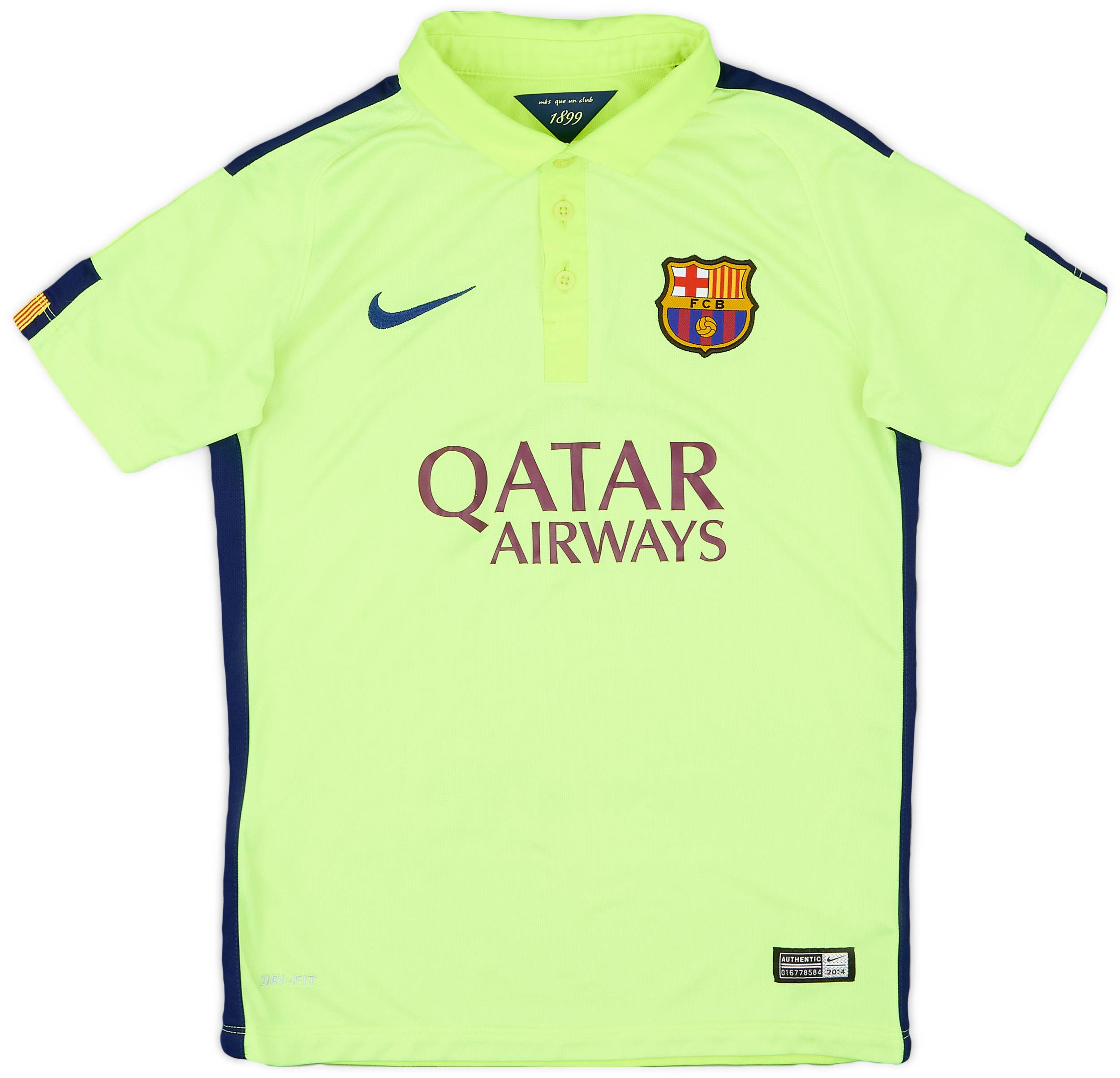 2014-15 Barcelona Third Shirt - 7/10 - (M.Boys)