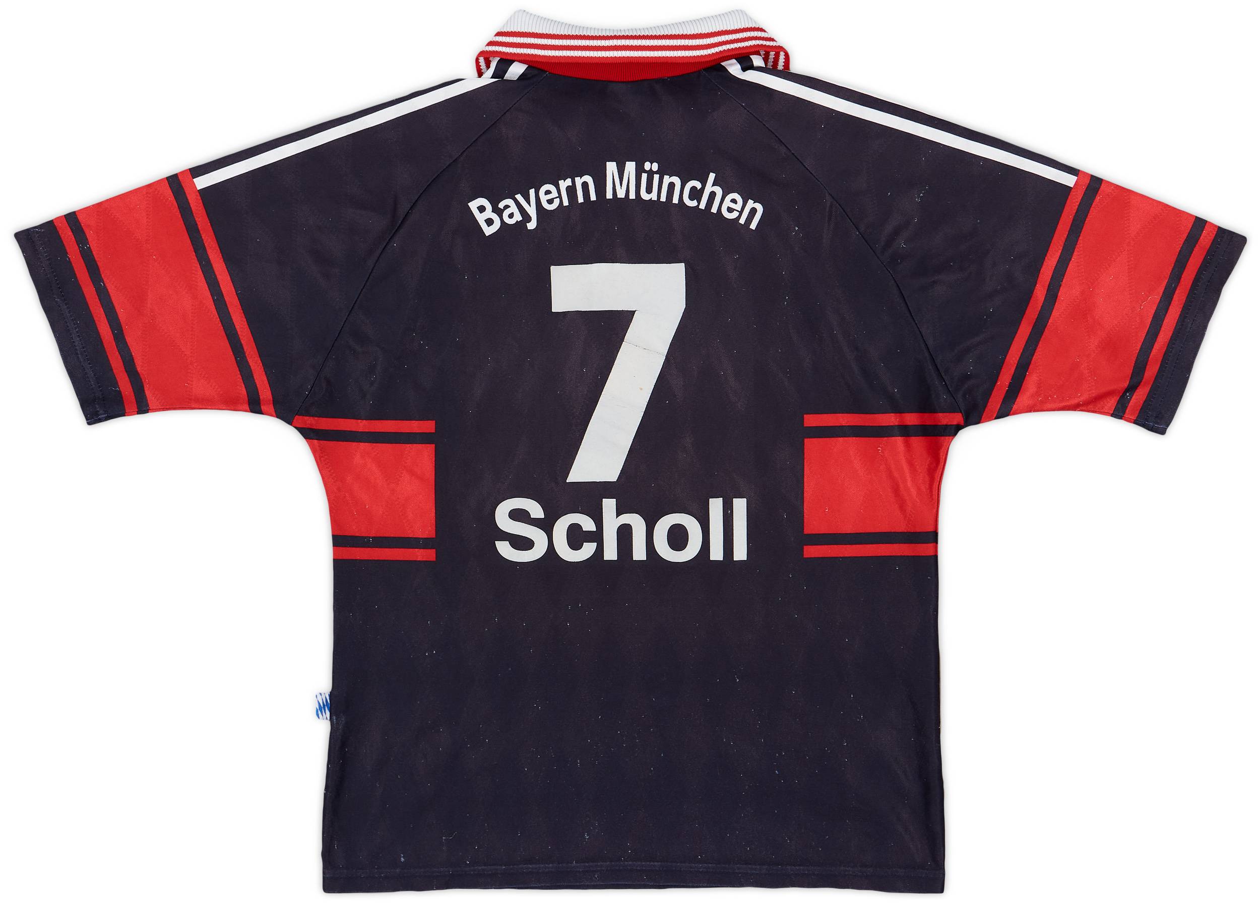 1997-99 Bayern Munich Home Shirt Scholl #7 - 7/10 - (XL.Boys)