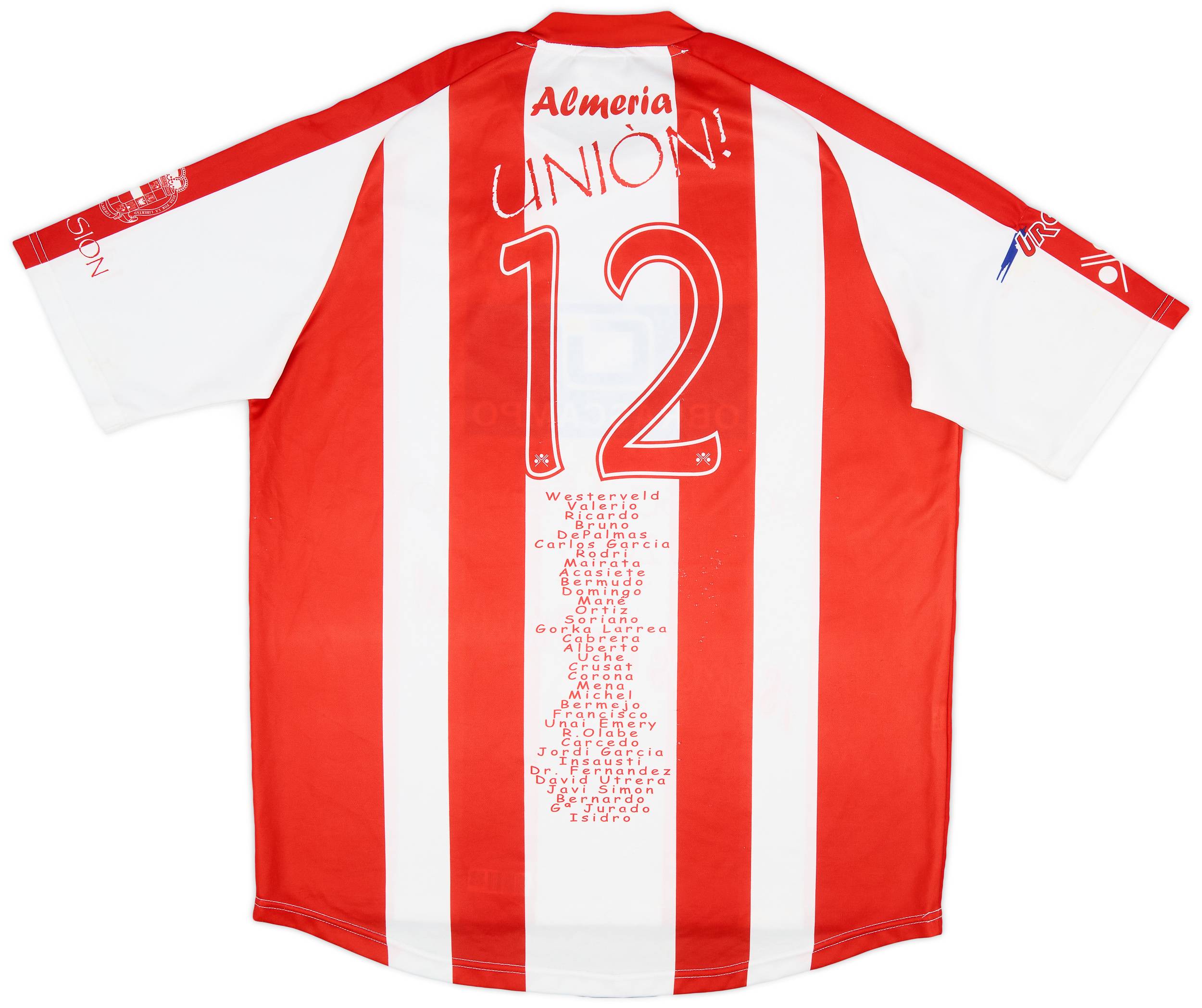 2006-07 Almeria Special Edition '1a Division' Home Shirt #12