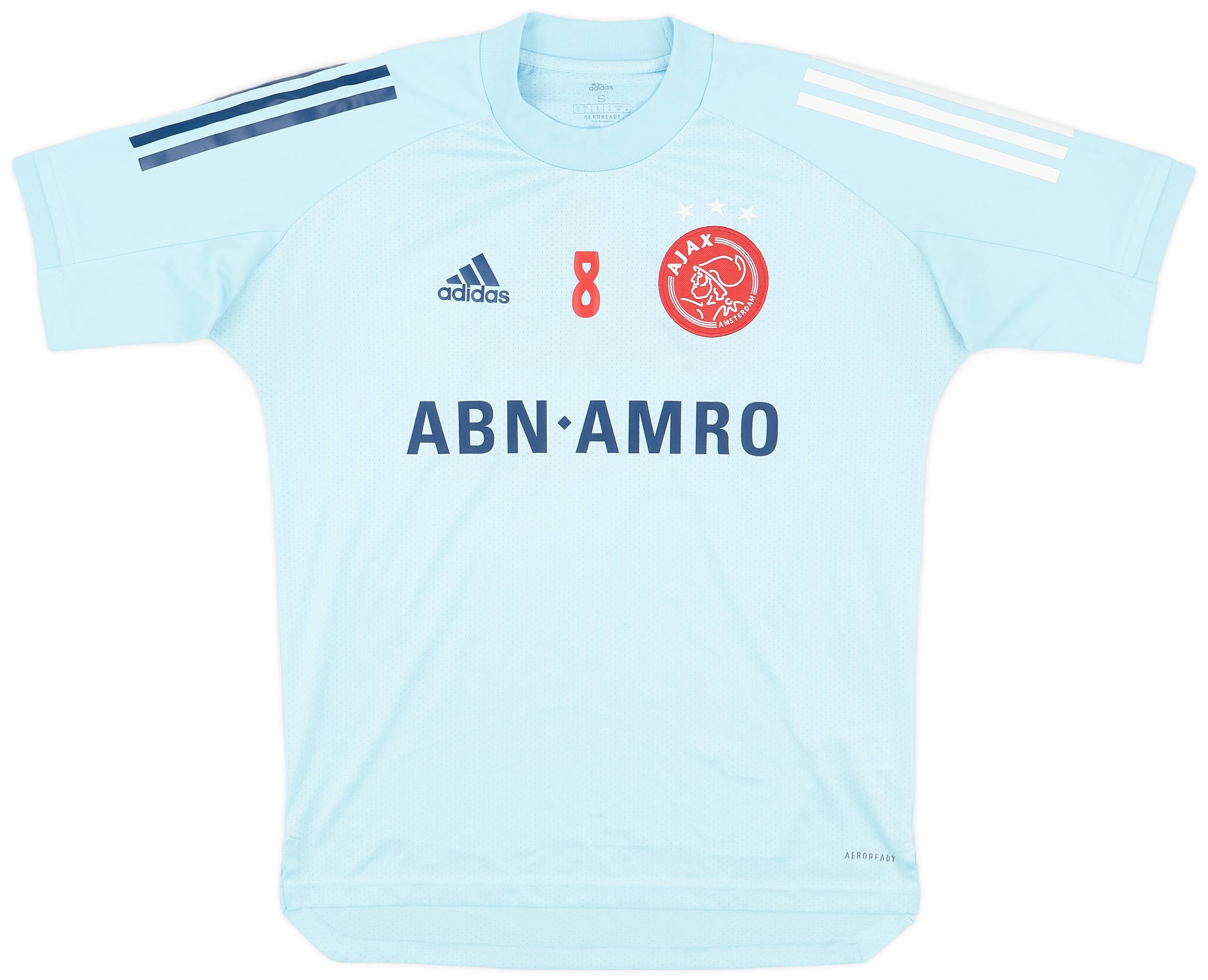 2020-21 Ajax adidas Player Issue Training Shirt #8 - 10/10 - (S)