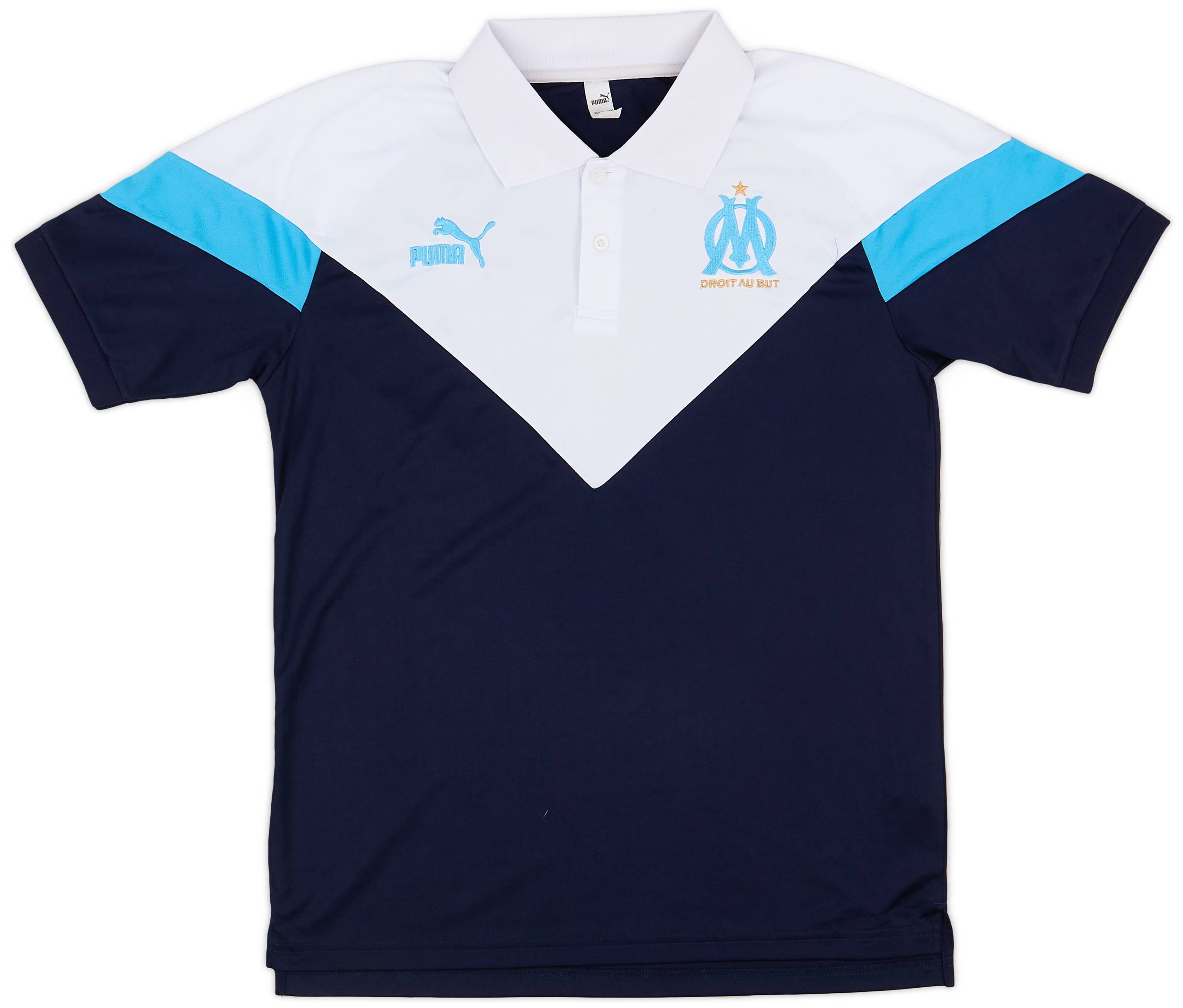 2019-20 Olympique Marseille Puma Polo Shirt - 8/10 - (S)