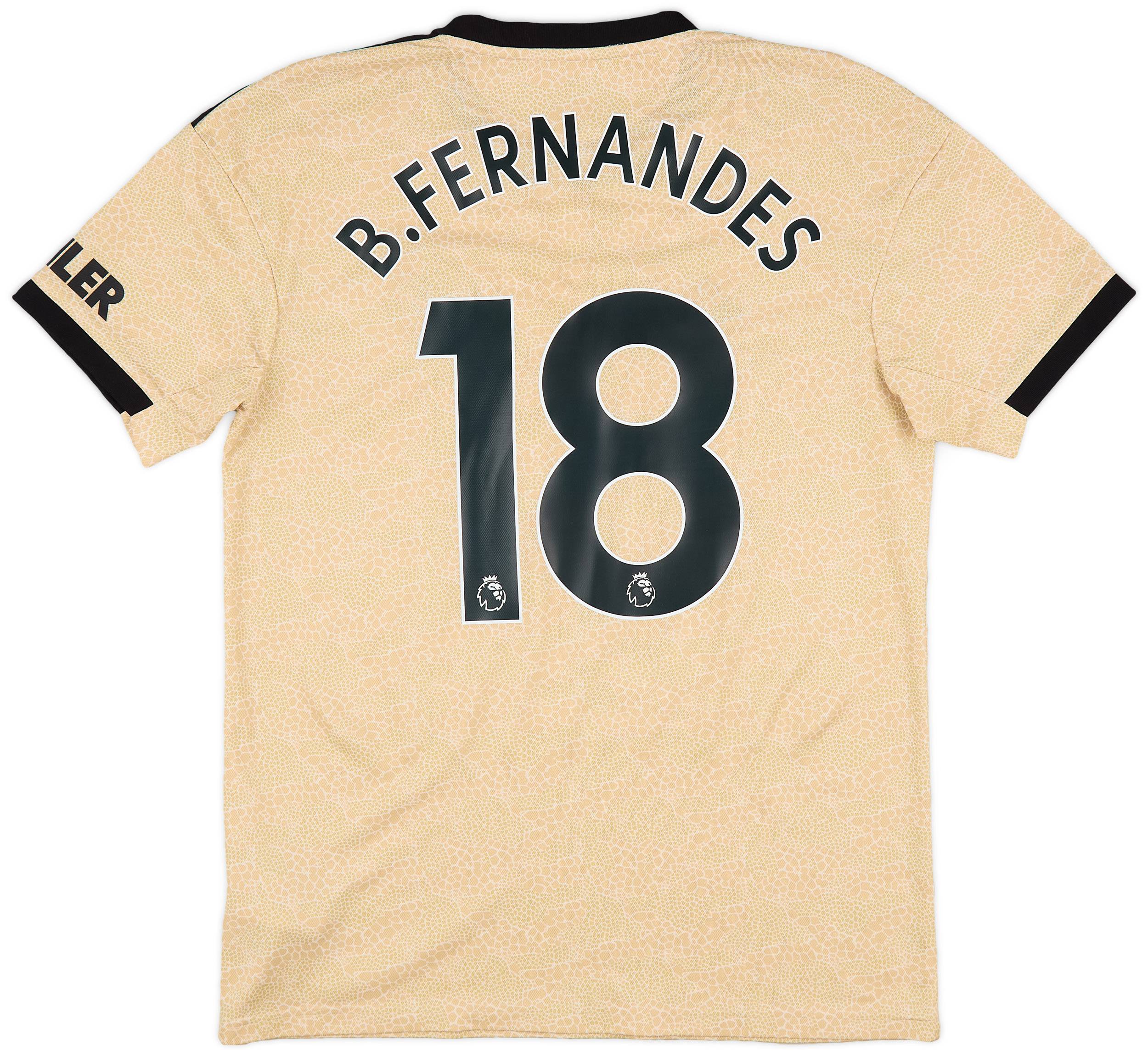 2019-20 Manchester United Away Shirt B.Fernandes #18 - 9/10 - (M)