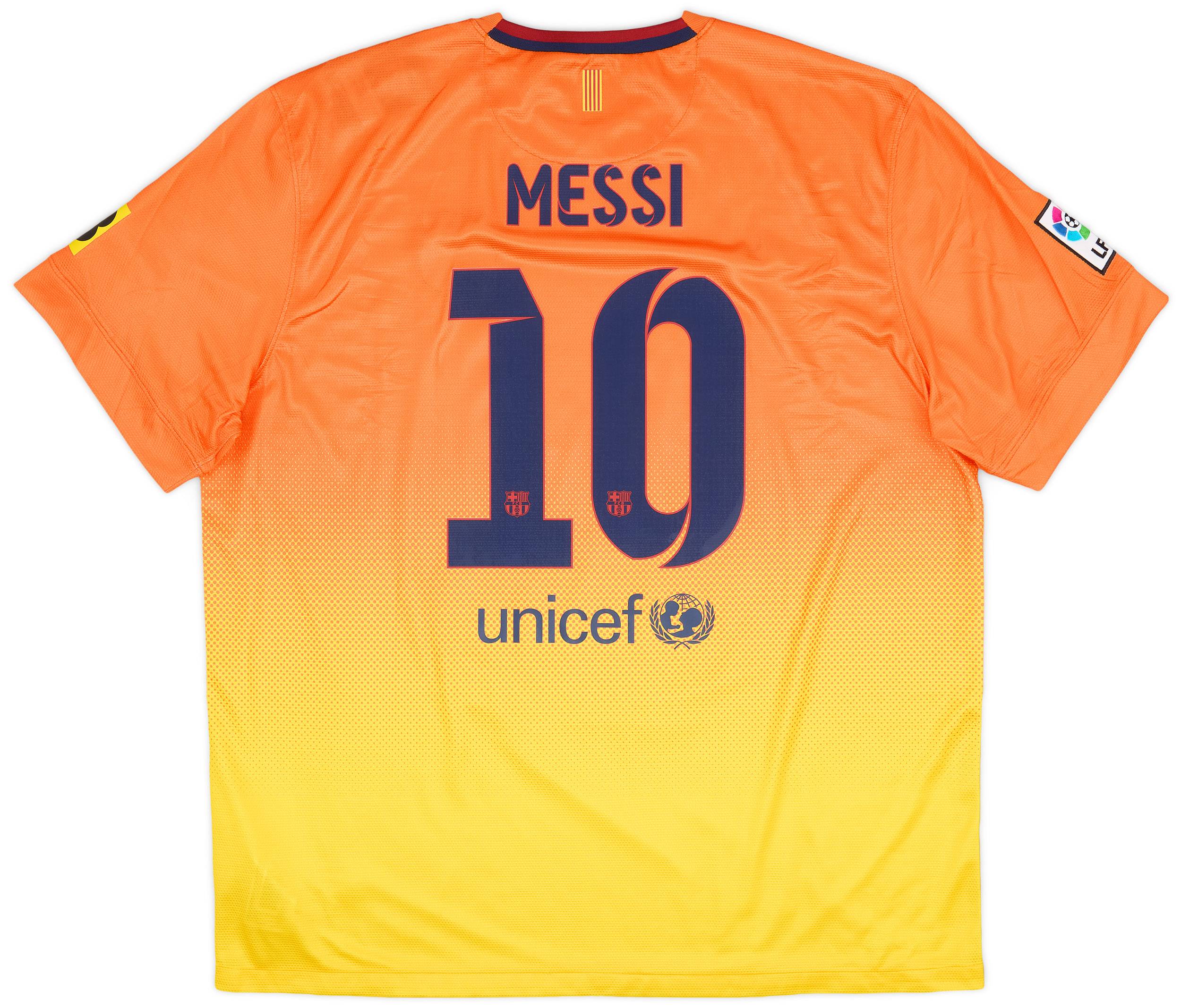 2012-13 Barcelona Away Shirt Messi #10 (XXL)