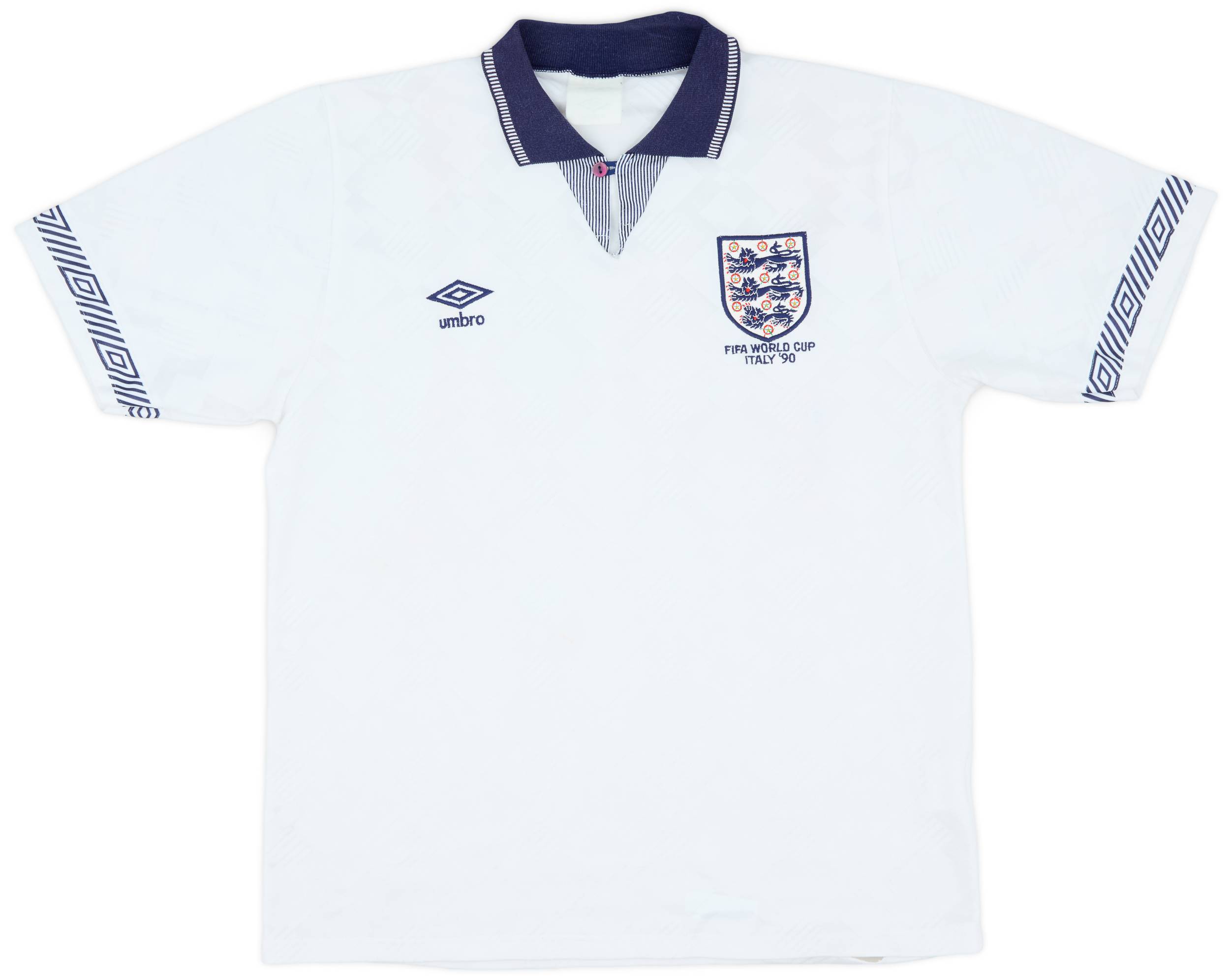 1990-92 England Home Shirt - 6/10 - (L)