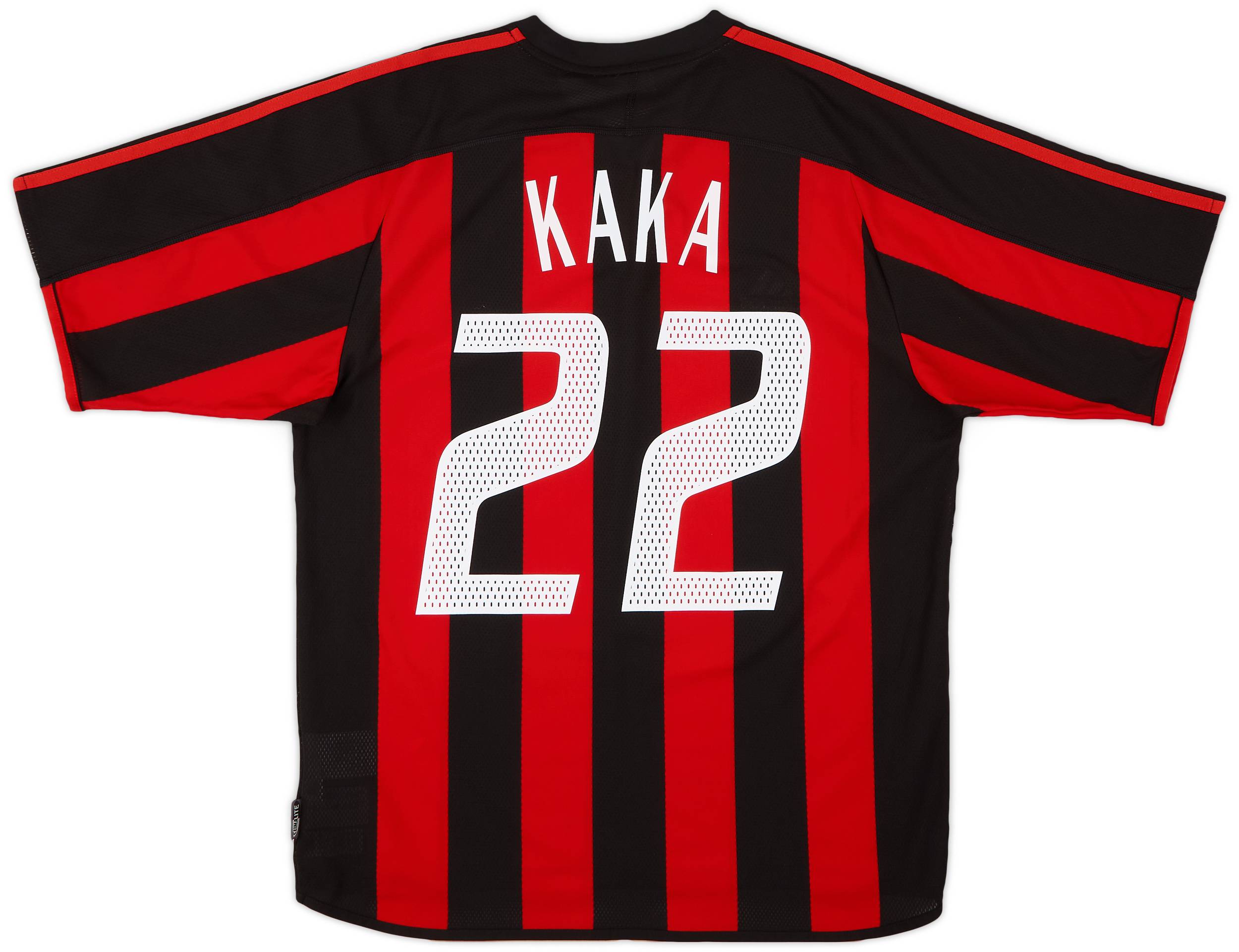 2003-04 AC Milan Home Shirt Kaka #22 - 9/10 - (M)