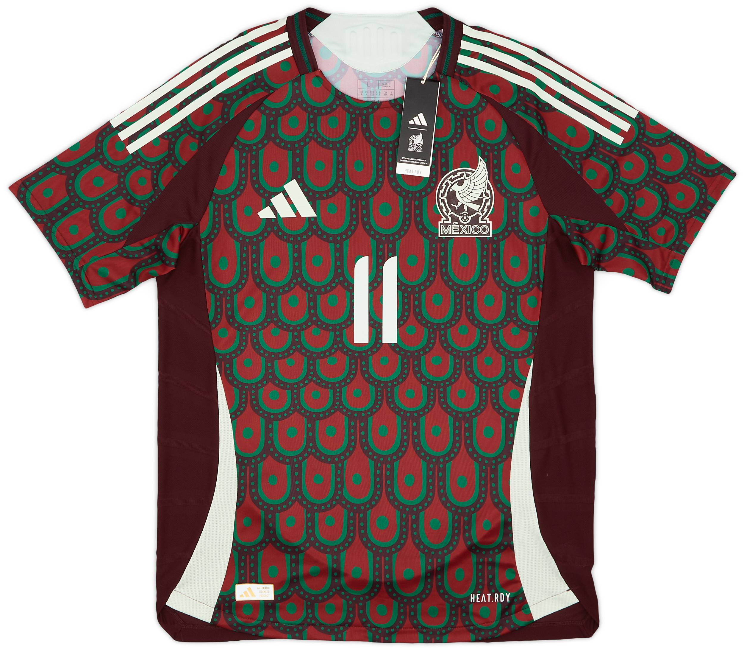 Gold Cup Mexico Jersey 2021 Home 2024-25 Mexico Authentic Home