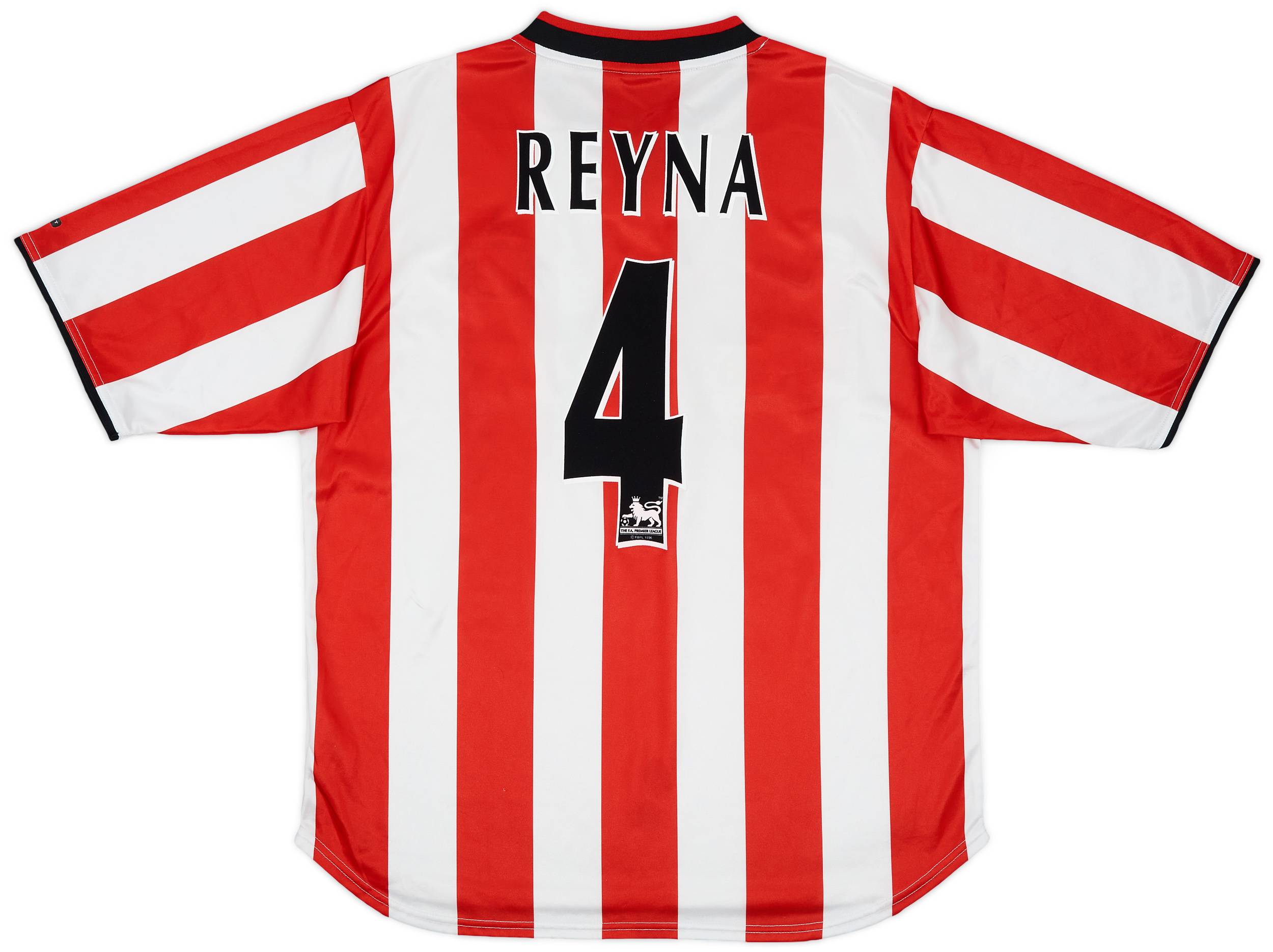 2000-02 Sunderland Home Shirt Reyna #4 - 6/10 - (L)
