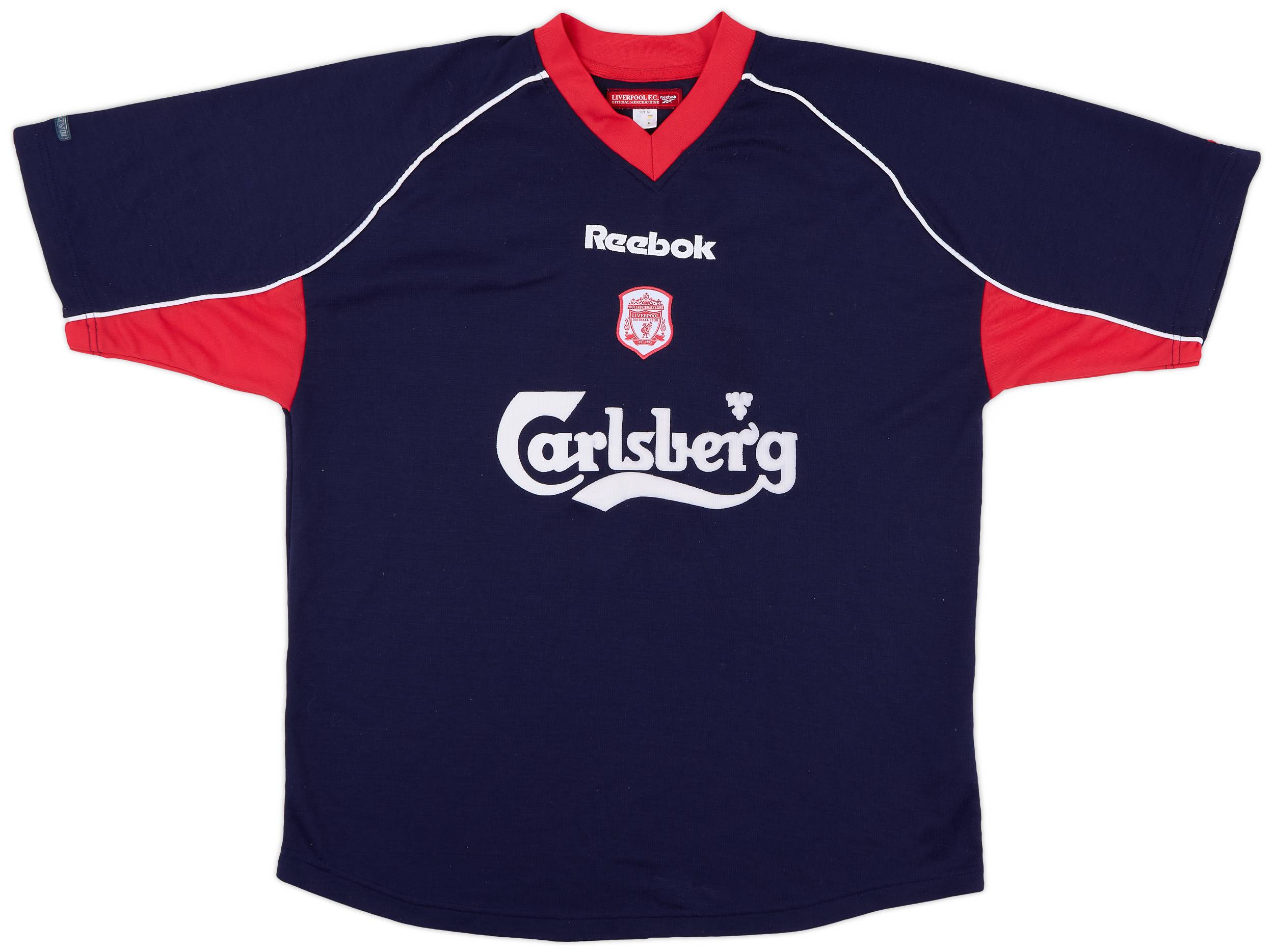 2000-01 Liverpool Umbro Training Shirt - 8/10 - (M)