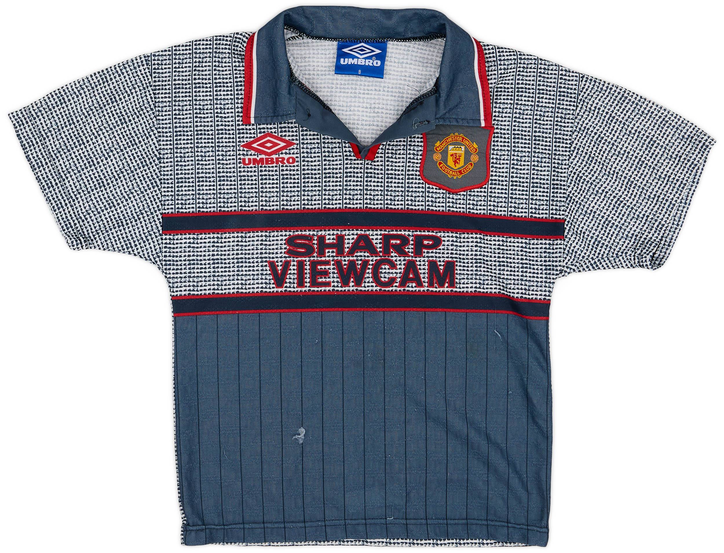 1995-96 Manchester United Away Shirt - 5/10 - (S.Boys)