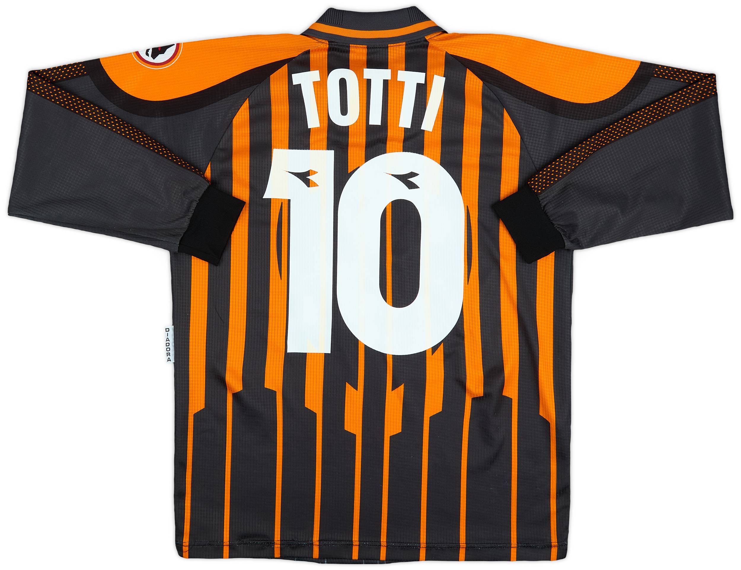 1997-98 Roma Third L/S Shirt Totti #10 - 6/10 - (M)