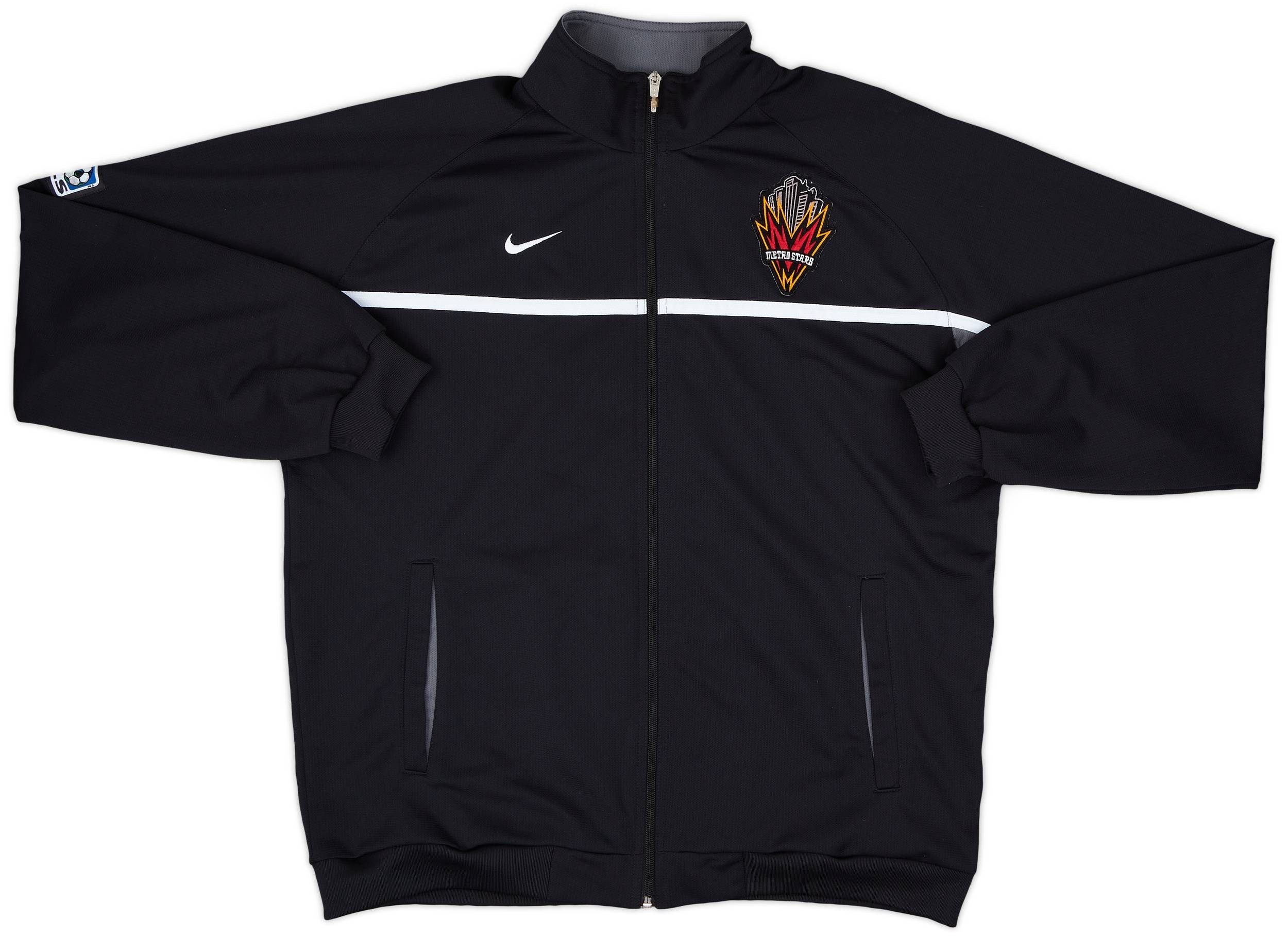 2002-03 NY/NJ Metrostars Nike Track Jacket - 8/10 - (L)