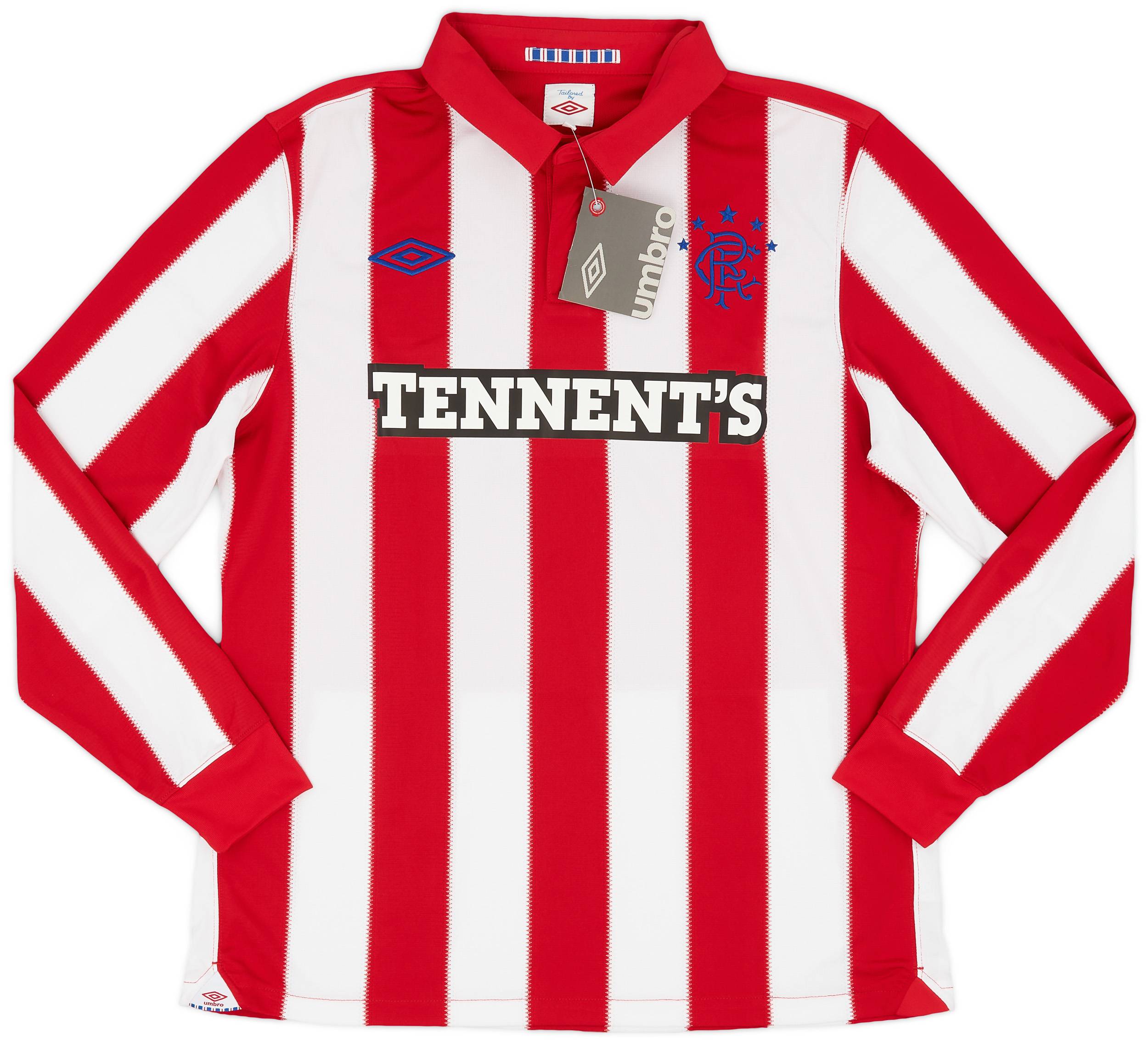 2010-11 Rangers Away L/S Shirt (L)