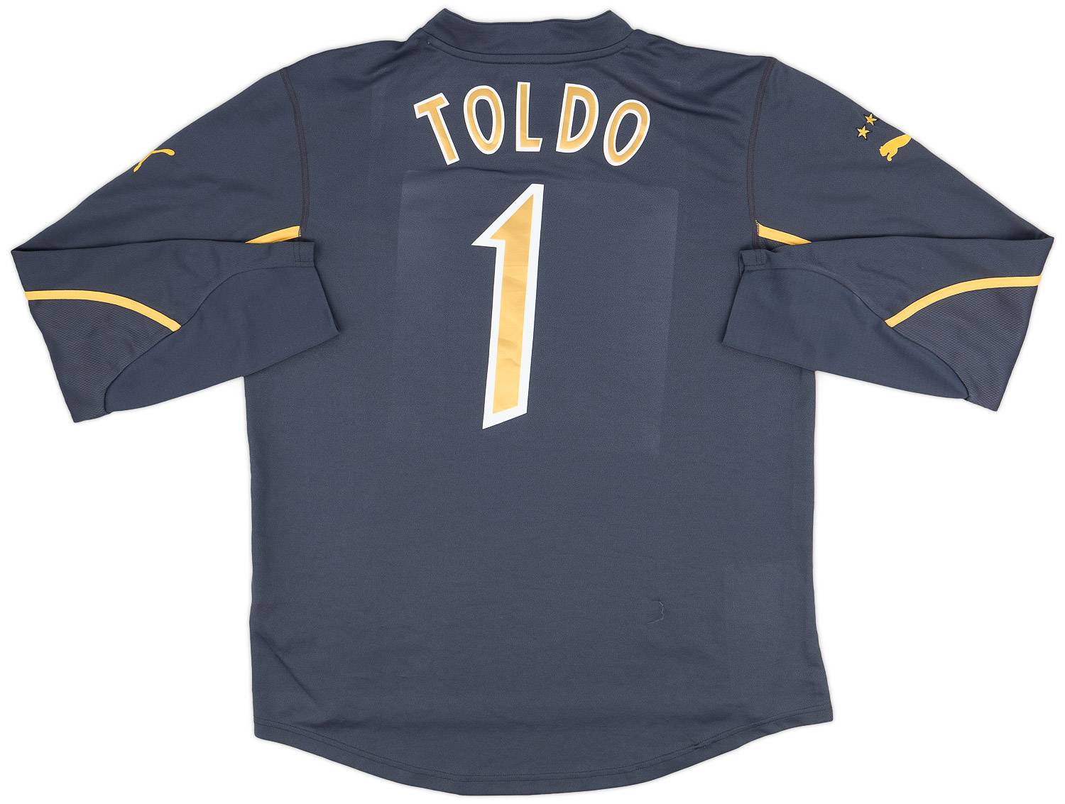 2003-04 Italy GK Shirt Toldo #1 - 7/10 - (XL)