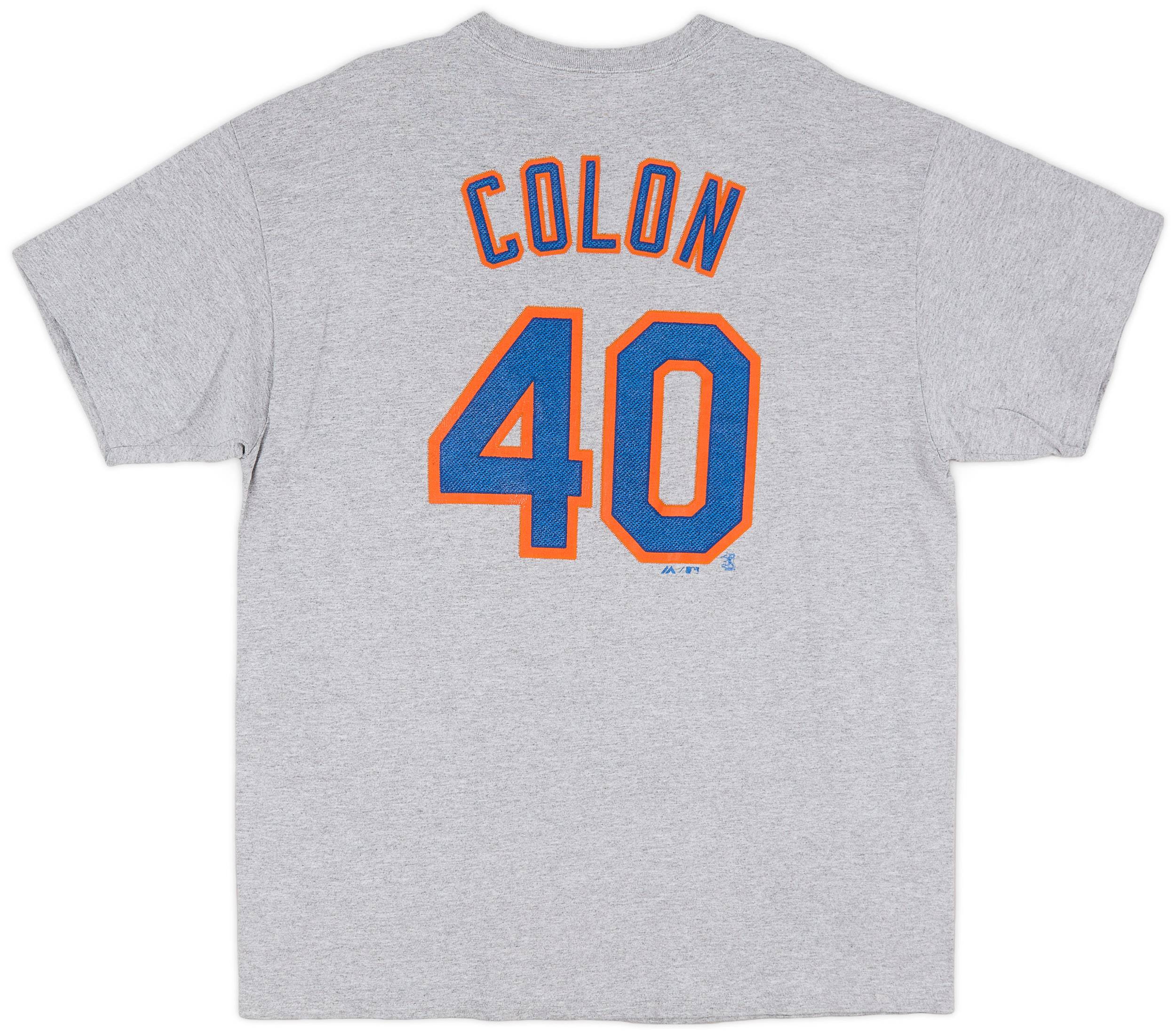 2014-16 New York Mets Colon #40 Majestic Tee - 6/10 - (XL)