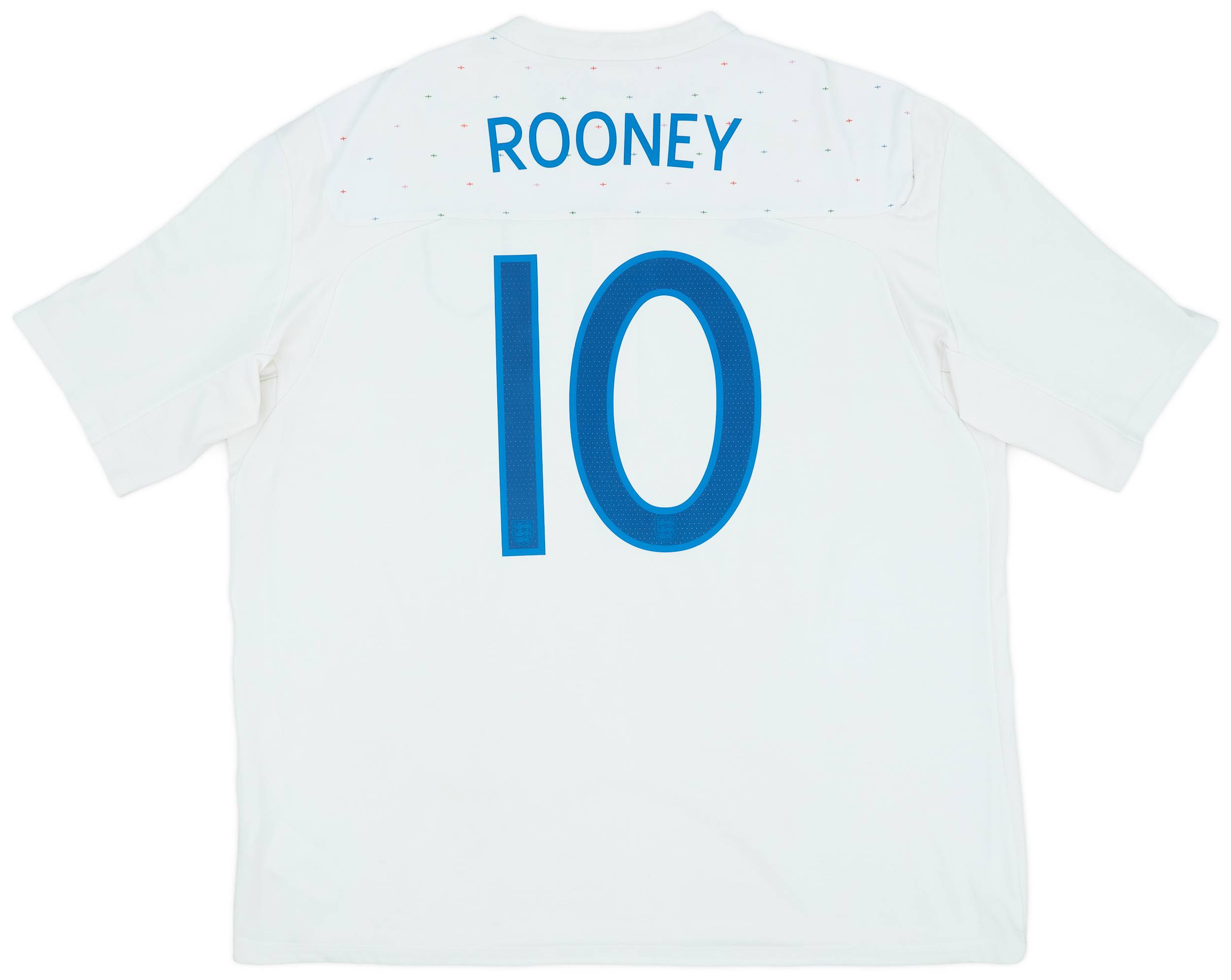 2010-11 England Home Shirt Rooney #10 - 8/10 - (XXL)