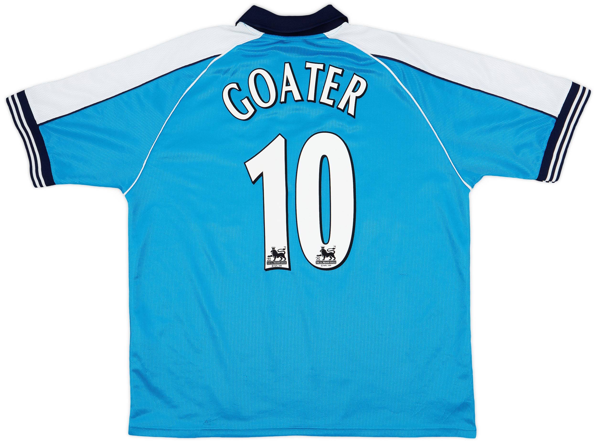 1999-01 Manchester City Home Shirt Goater #10 - 5/10 - (XL)