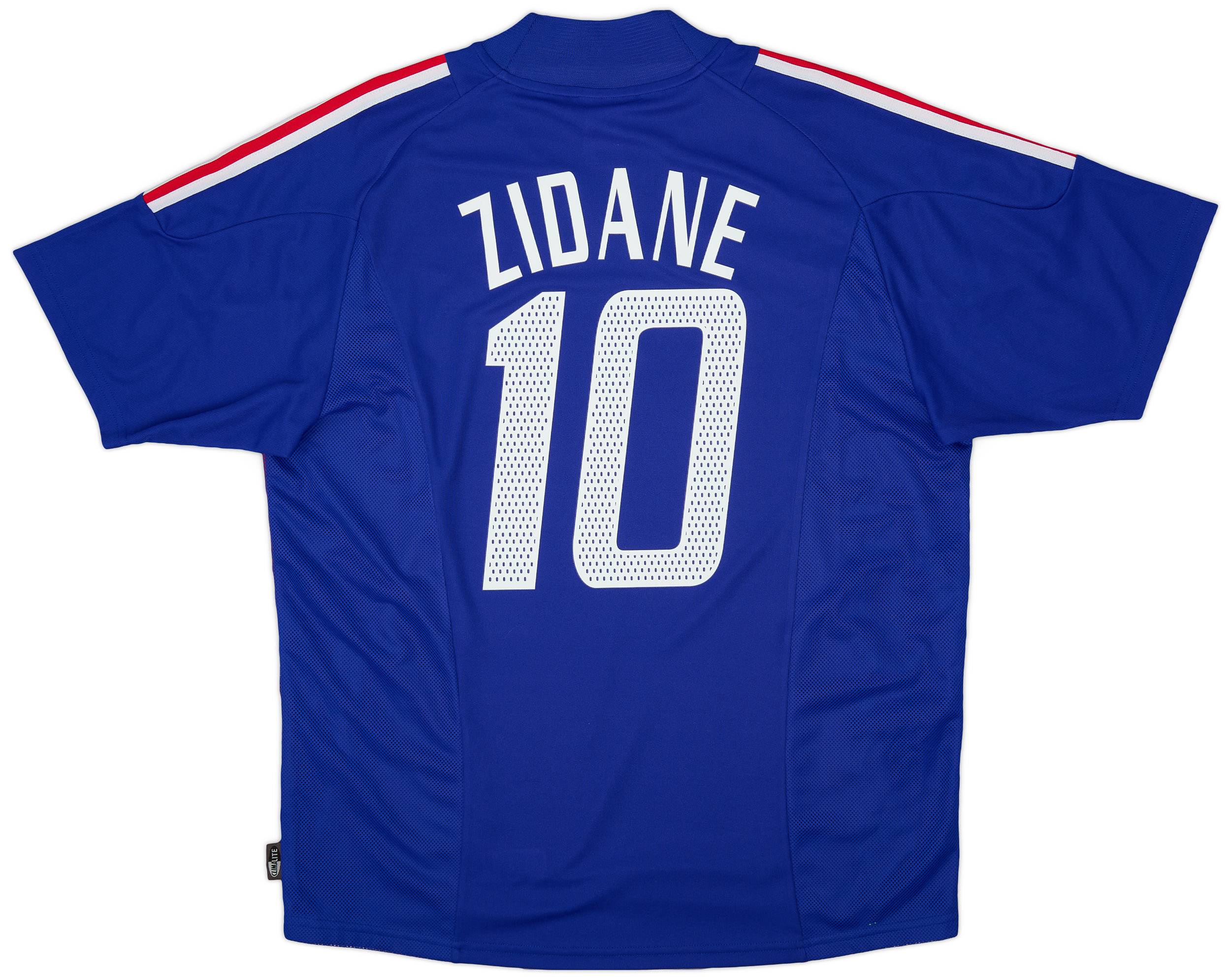 いラインアップ 2002-04 France (L) - 6/10 - #10 Zidane Shirt Home ウェア
