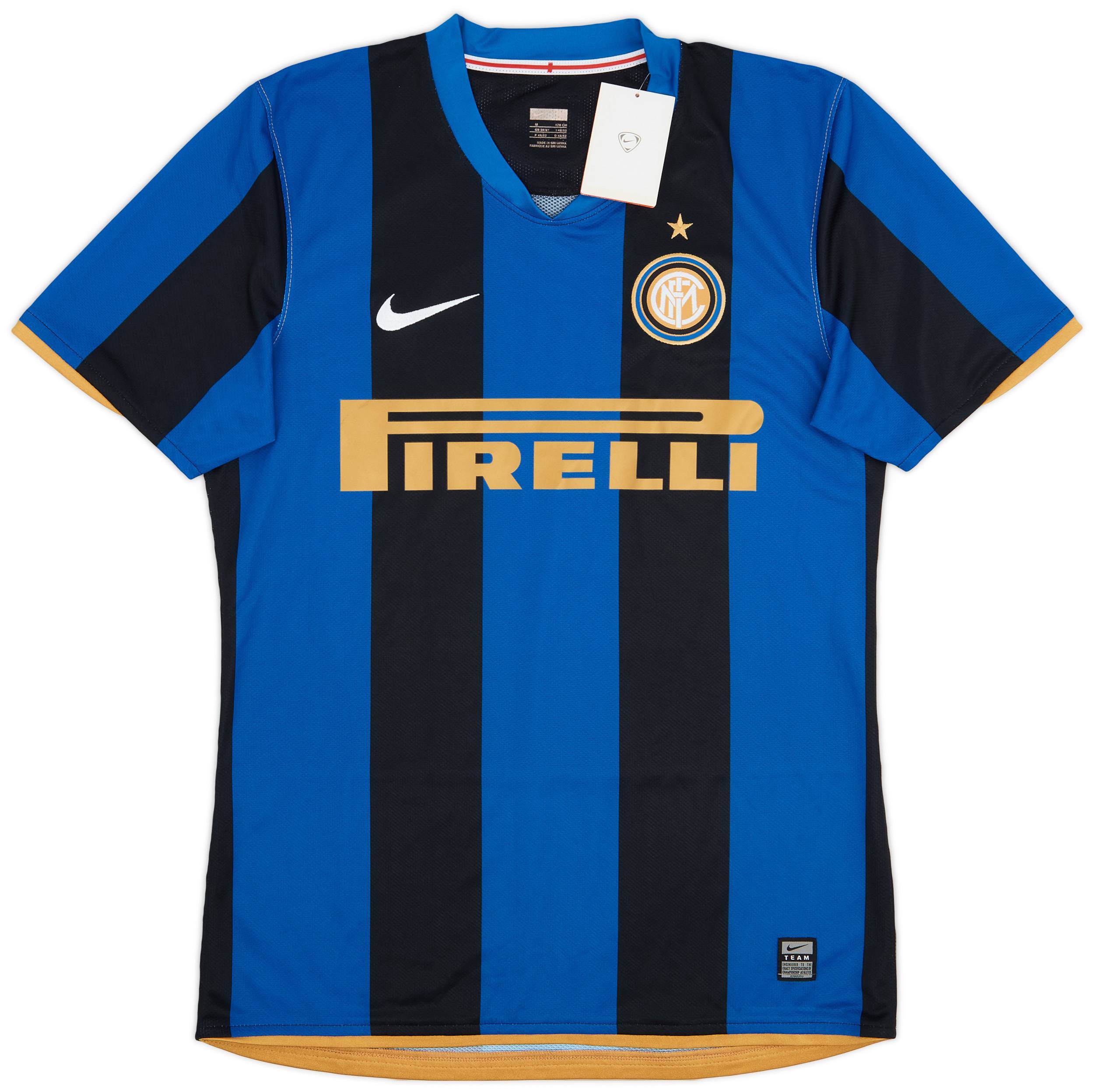 2008-09 Inter Milan Player Issue Home Shirt (M)