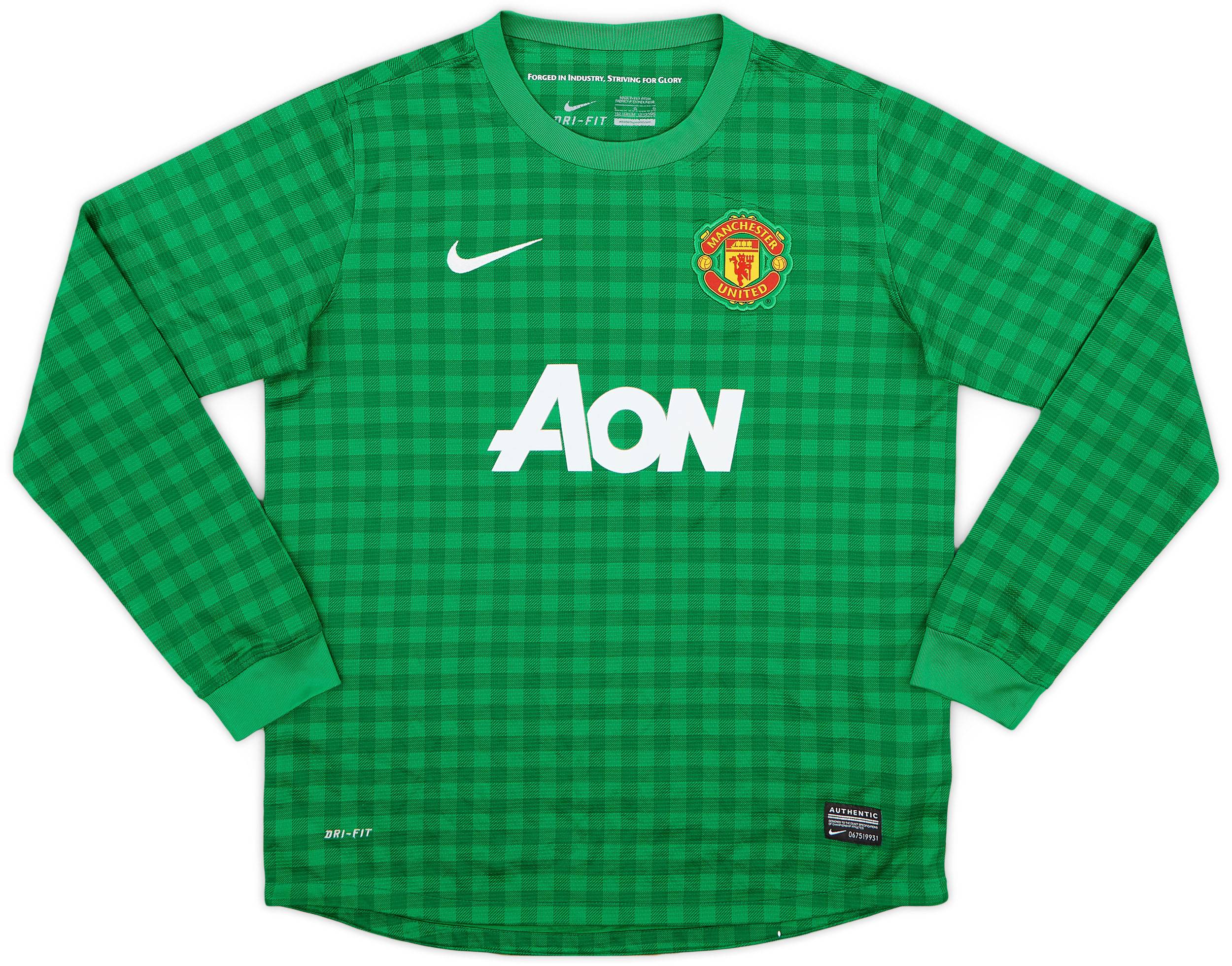 2012-13 Manchester United GK Away Shirt - 9/10 - (L.Boys)
