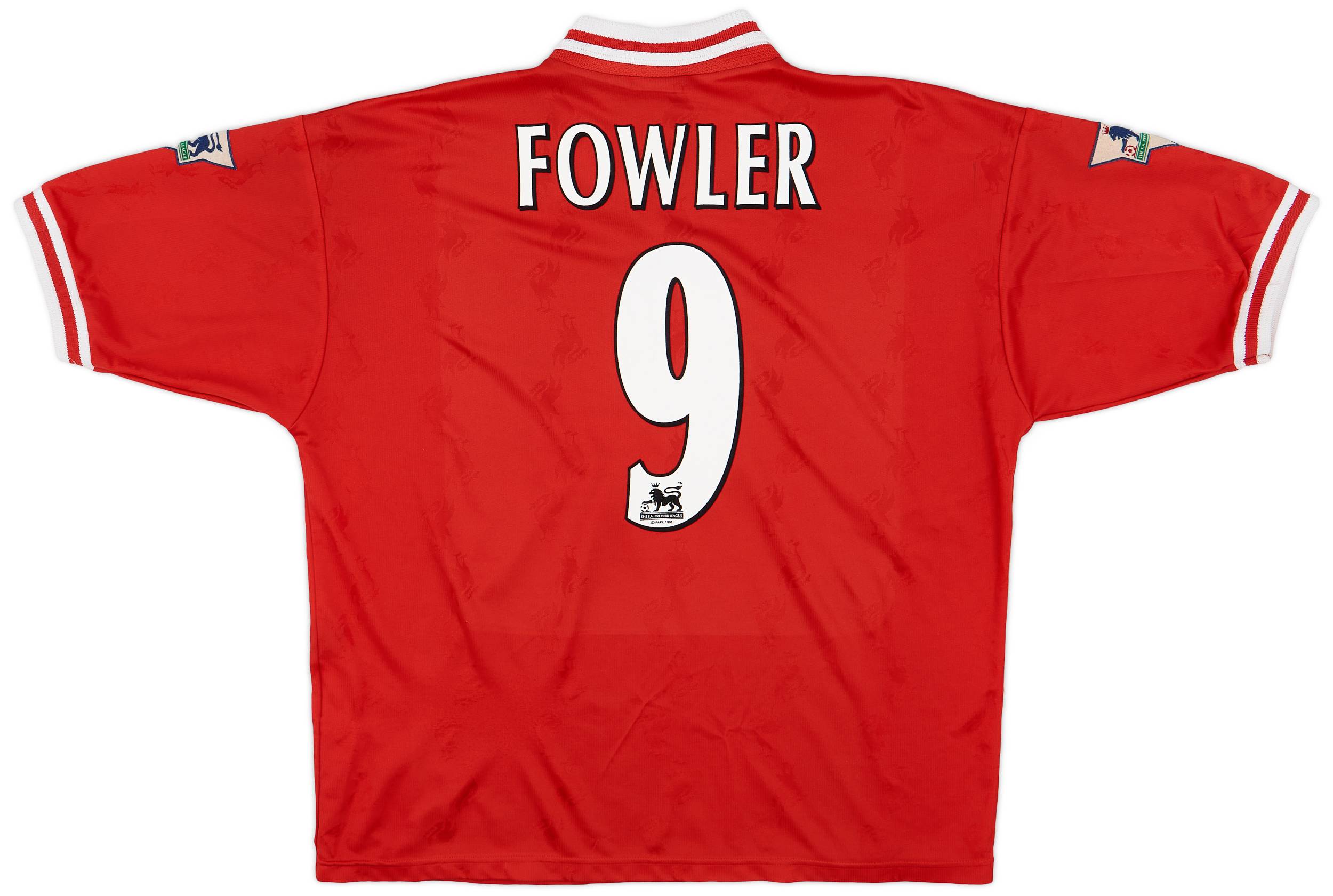 1996 98 Liverpool Home Shirt Fowler 9 7 10 XXL