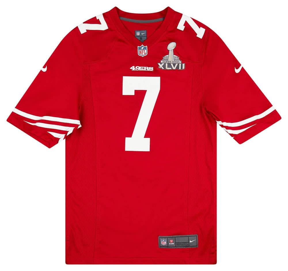 2013 San Francisco 49ers Kaepernick #7 Nike Game Jersey (Home) S