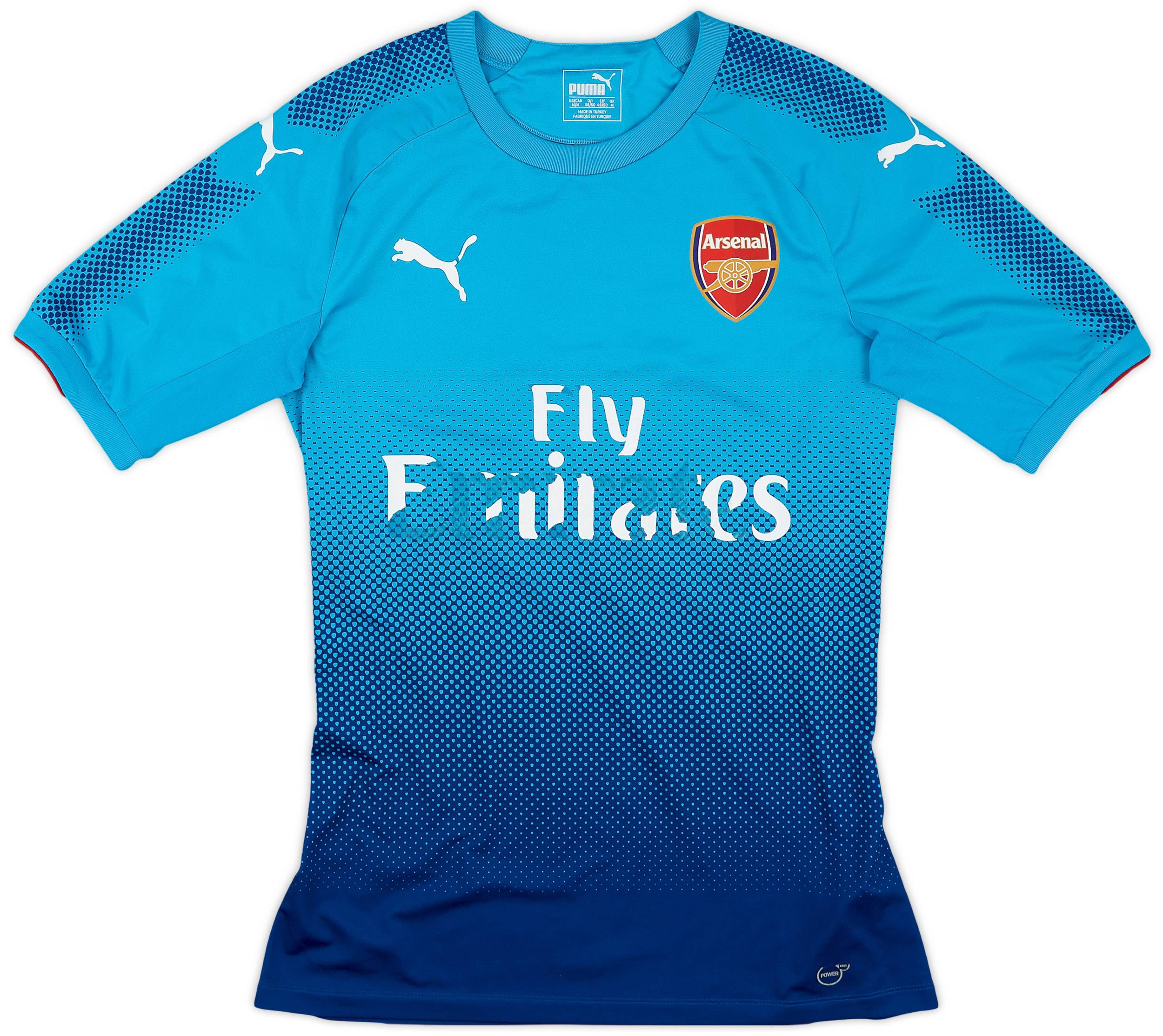 2017-18 Arsenal Authentic (ACTV Fit) Away Shirt - 4/10 - (M)