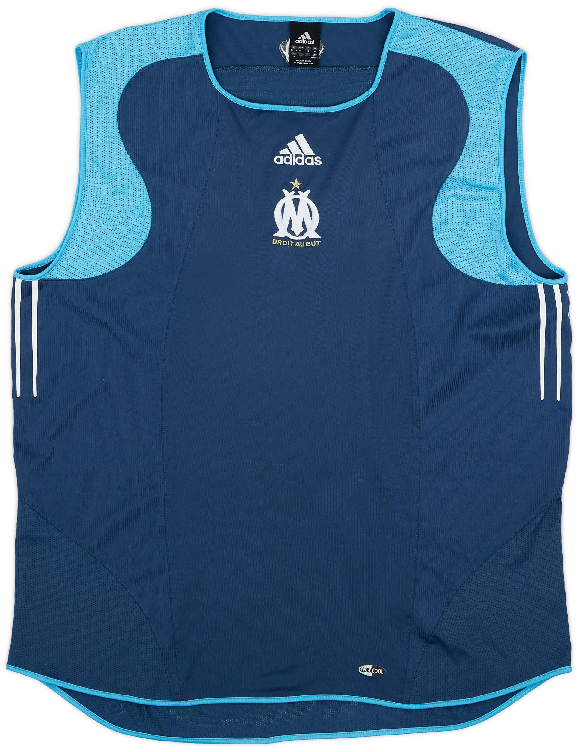 2004-05 Olympique Marseille adidas Training Vest - 8/10 - (4XL)