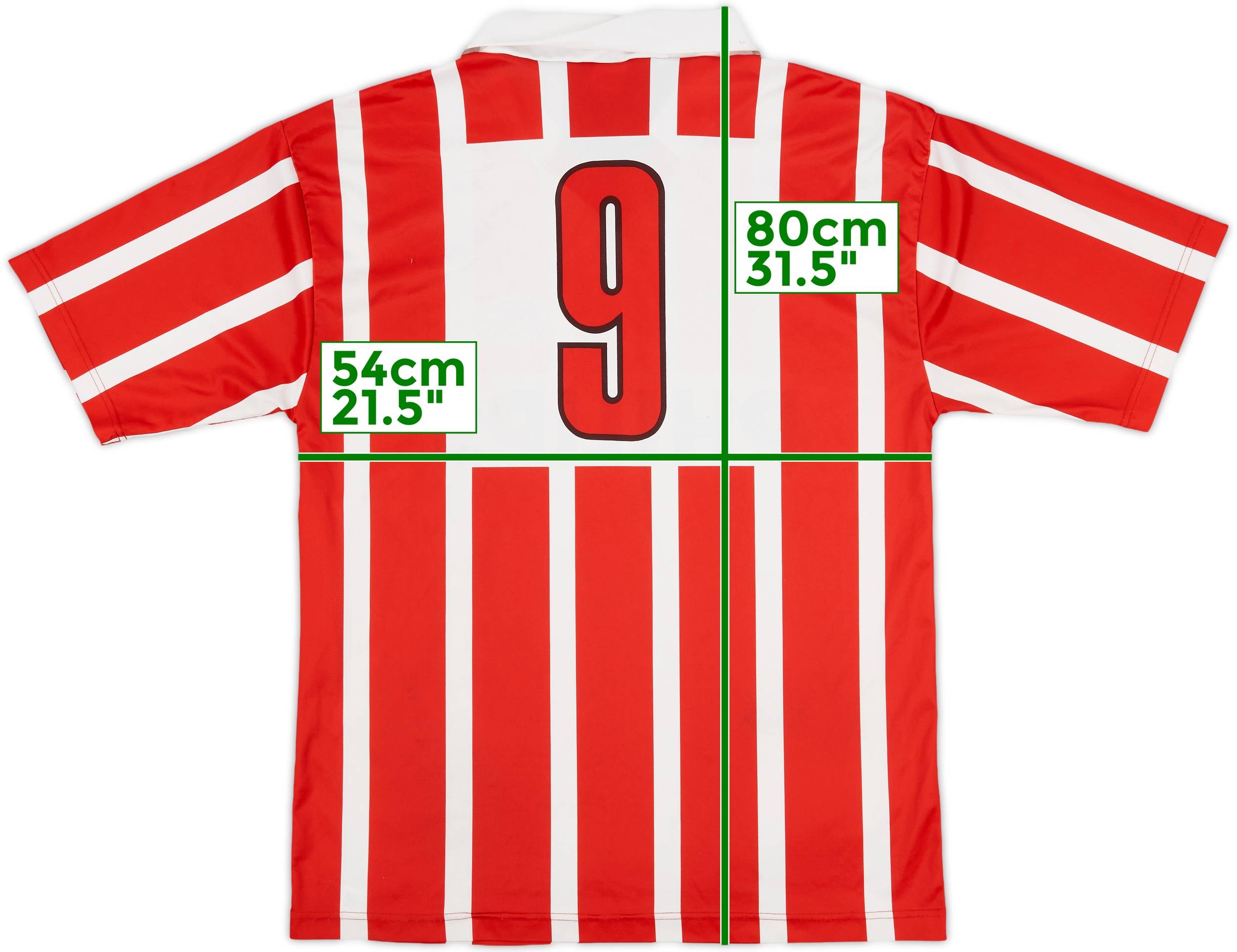 1990-92 PSV Home Shirt #9 (Romario) - 8/10 - (XL)