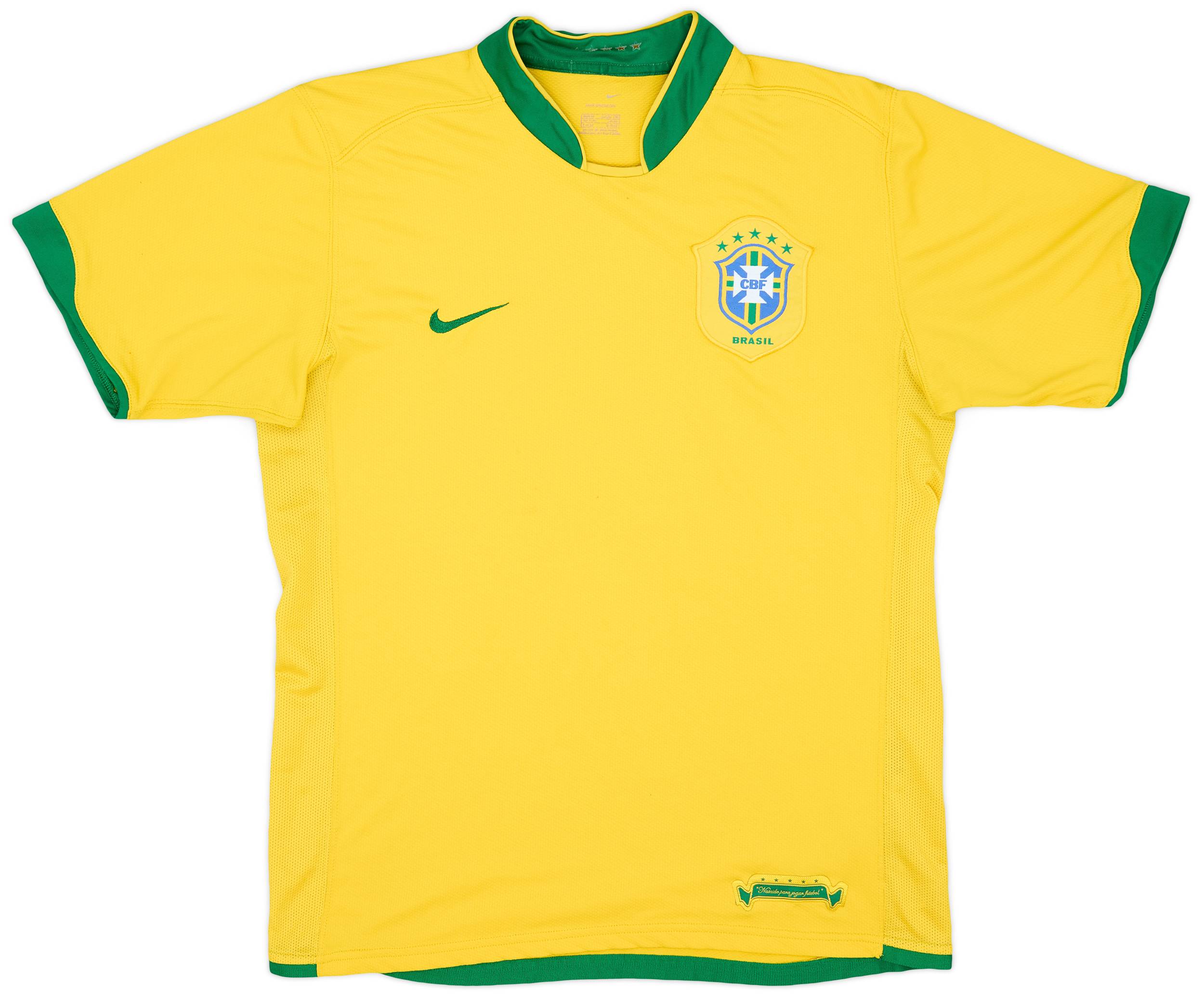 2006-08 Brazil Home Shirt - 5/10 - (M)