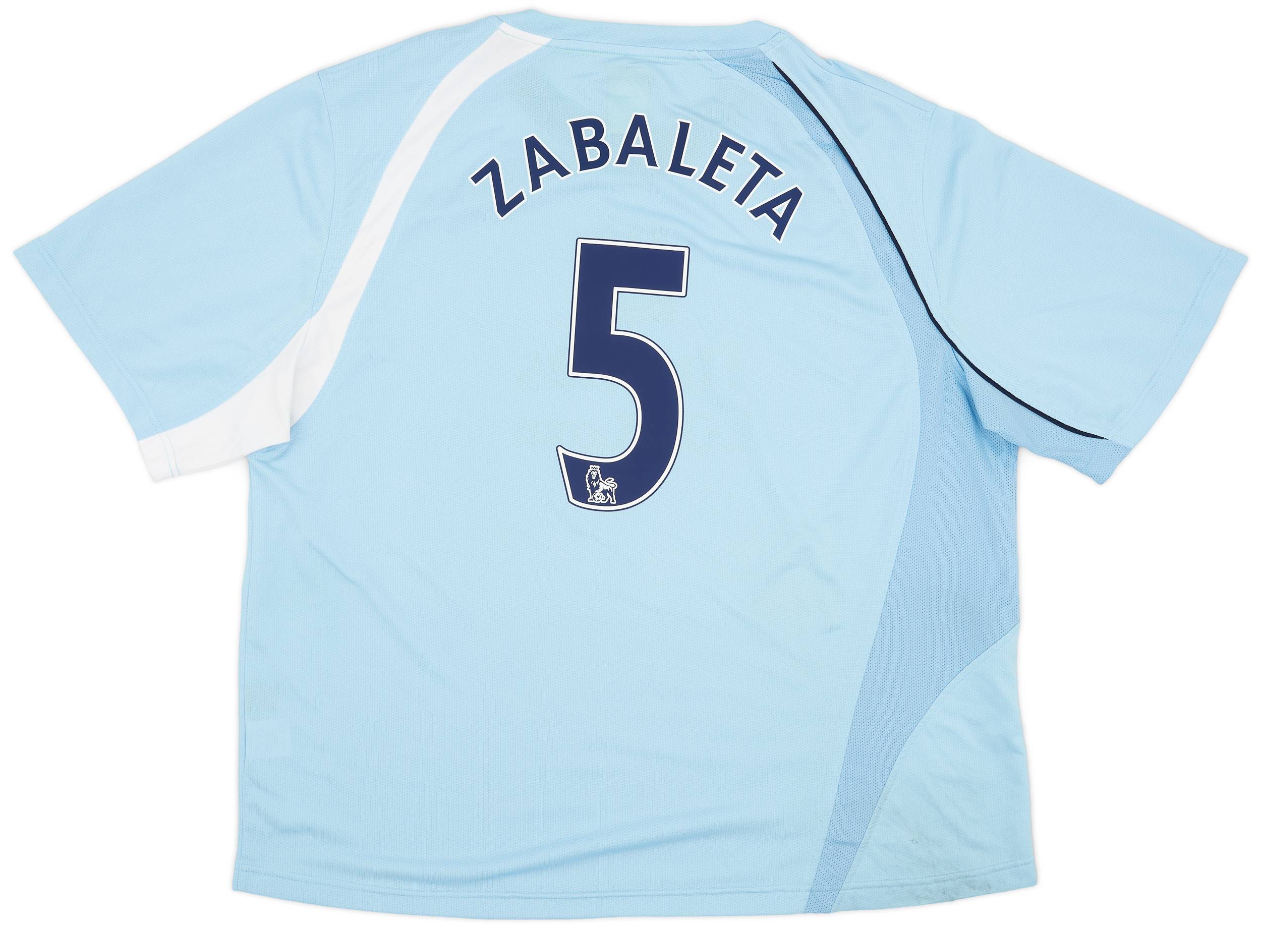 2008-09 Manchester City Home Shirt Zabaleta #5 - 8/10 - (XXL)