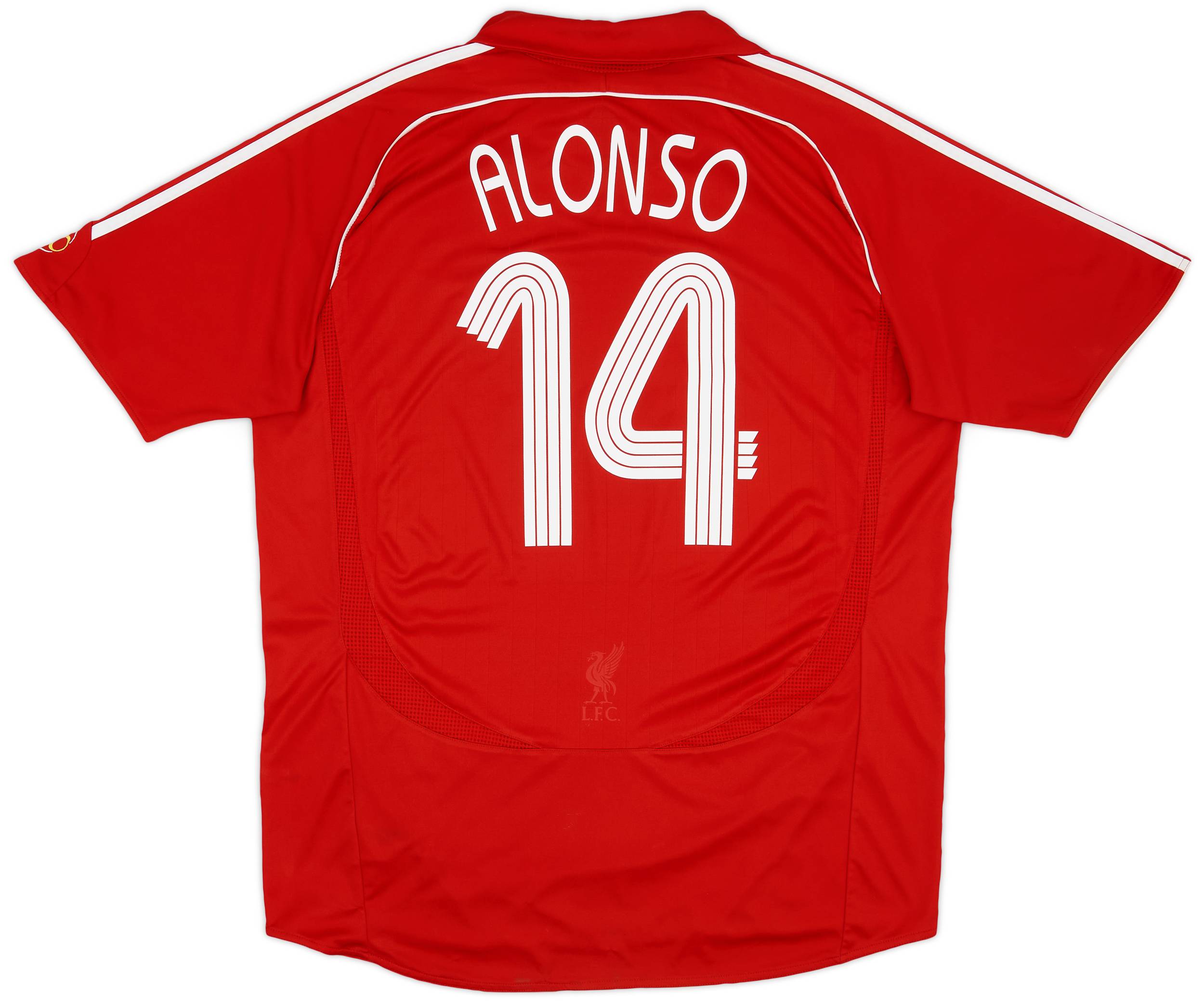 2006-08 Liverpool Home Shirt Alonso #14 - 6/10 - (XL)