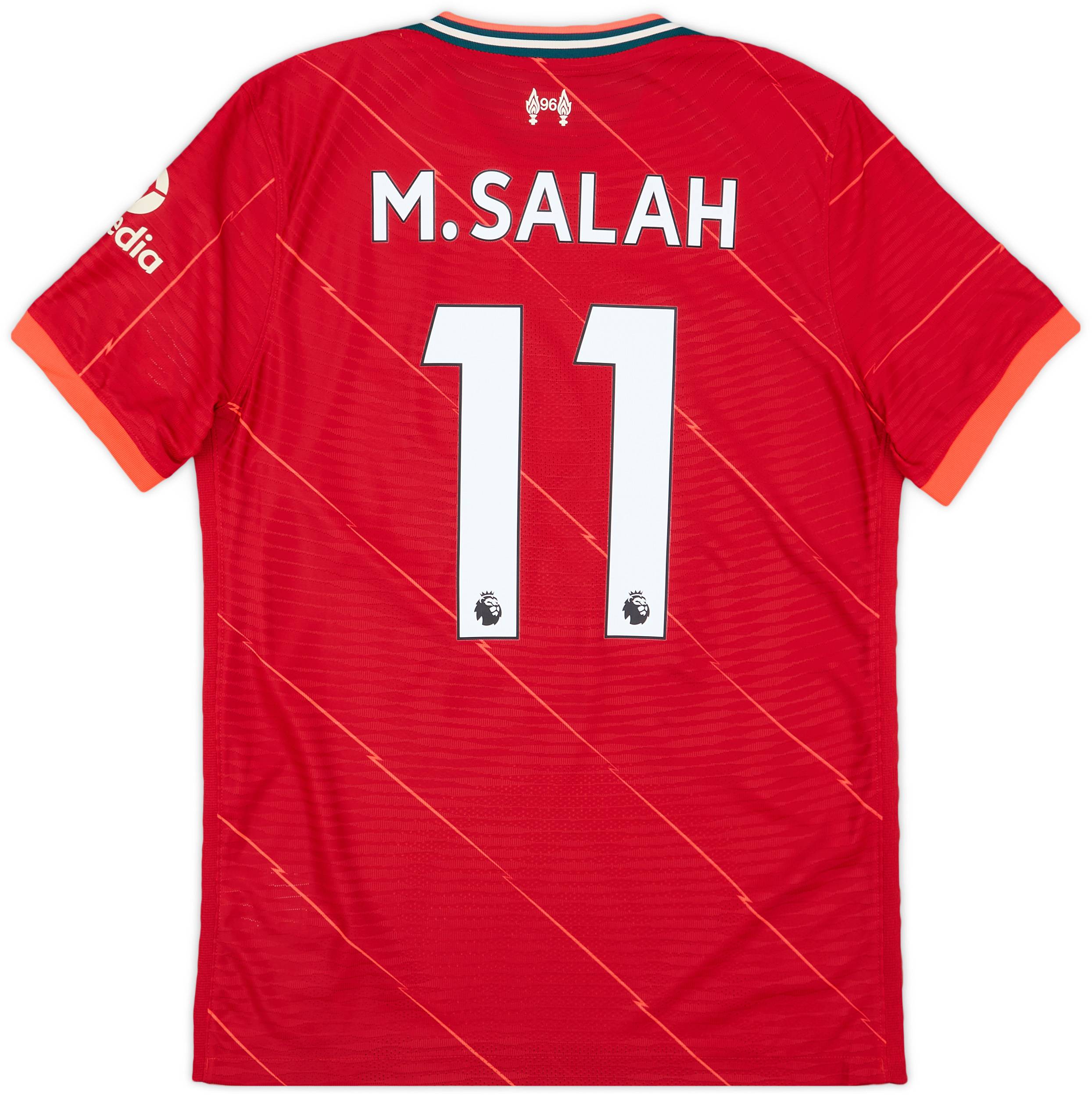 2021-22 Liverpool Authentic Home Shirt M.Salah #11