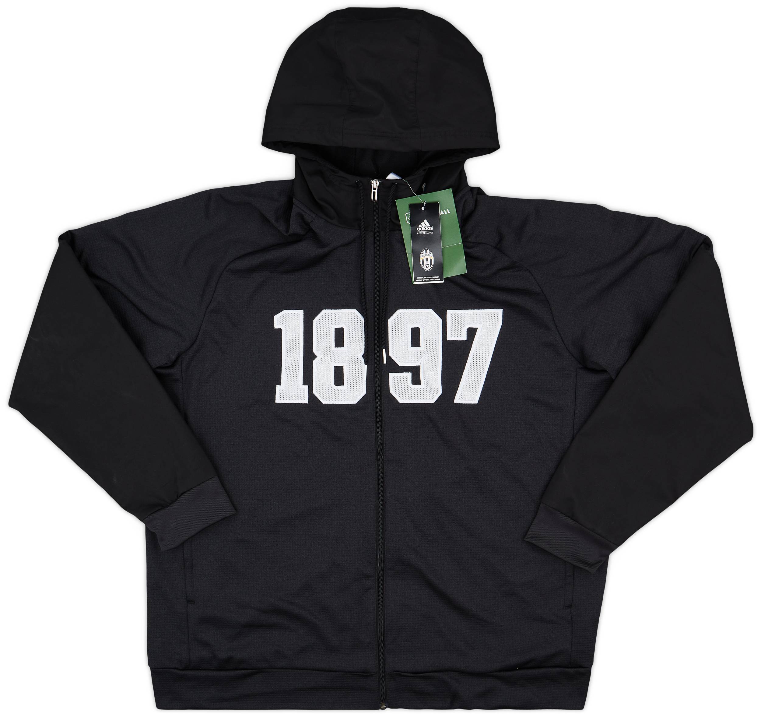 2015-16 Juventus adidas Hooded Zip Jacket (XXL)