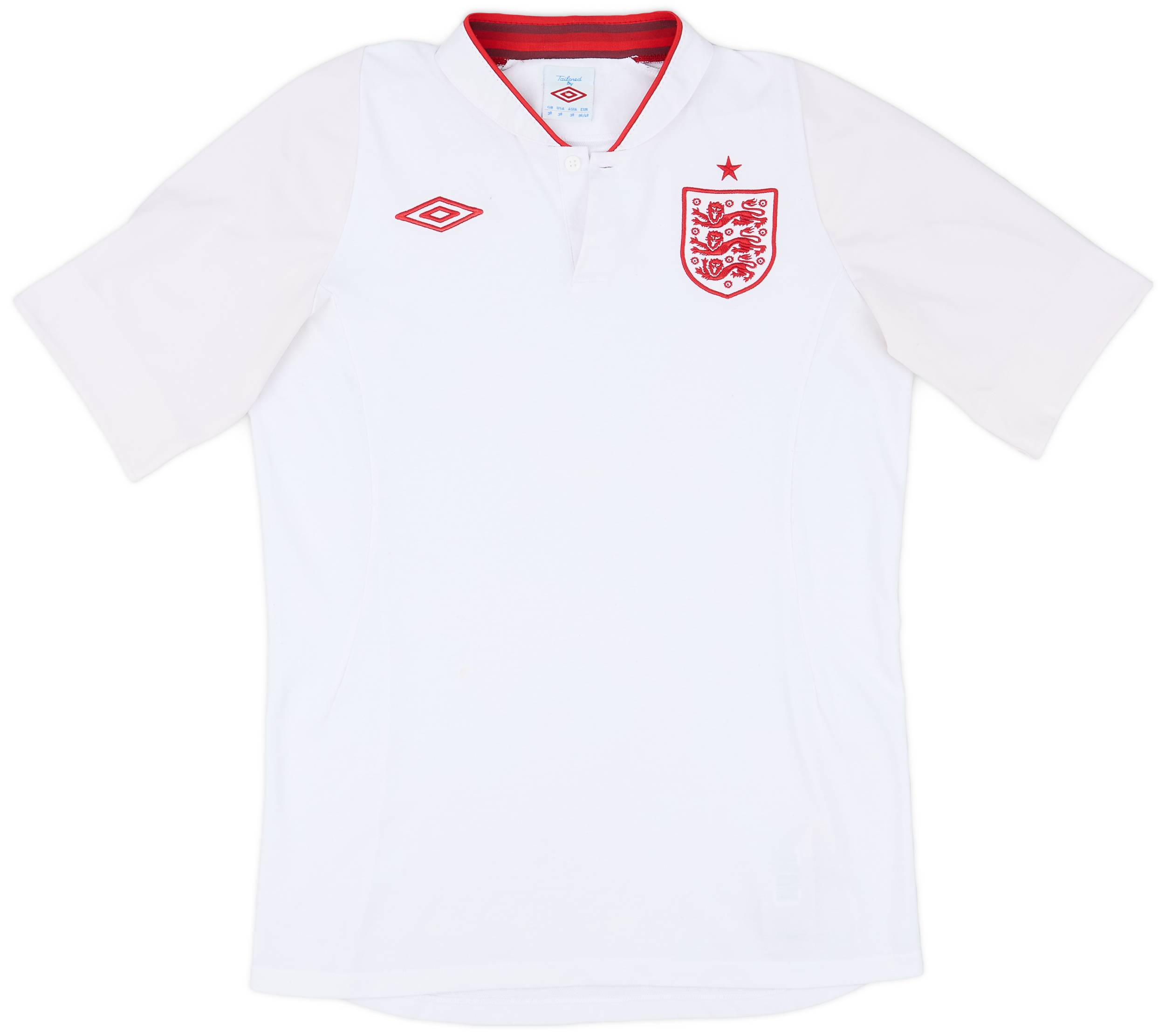 2012-13 England Home Shirt - 7/10 - (M)